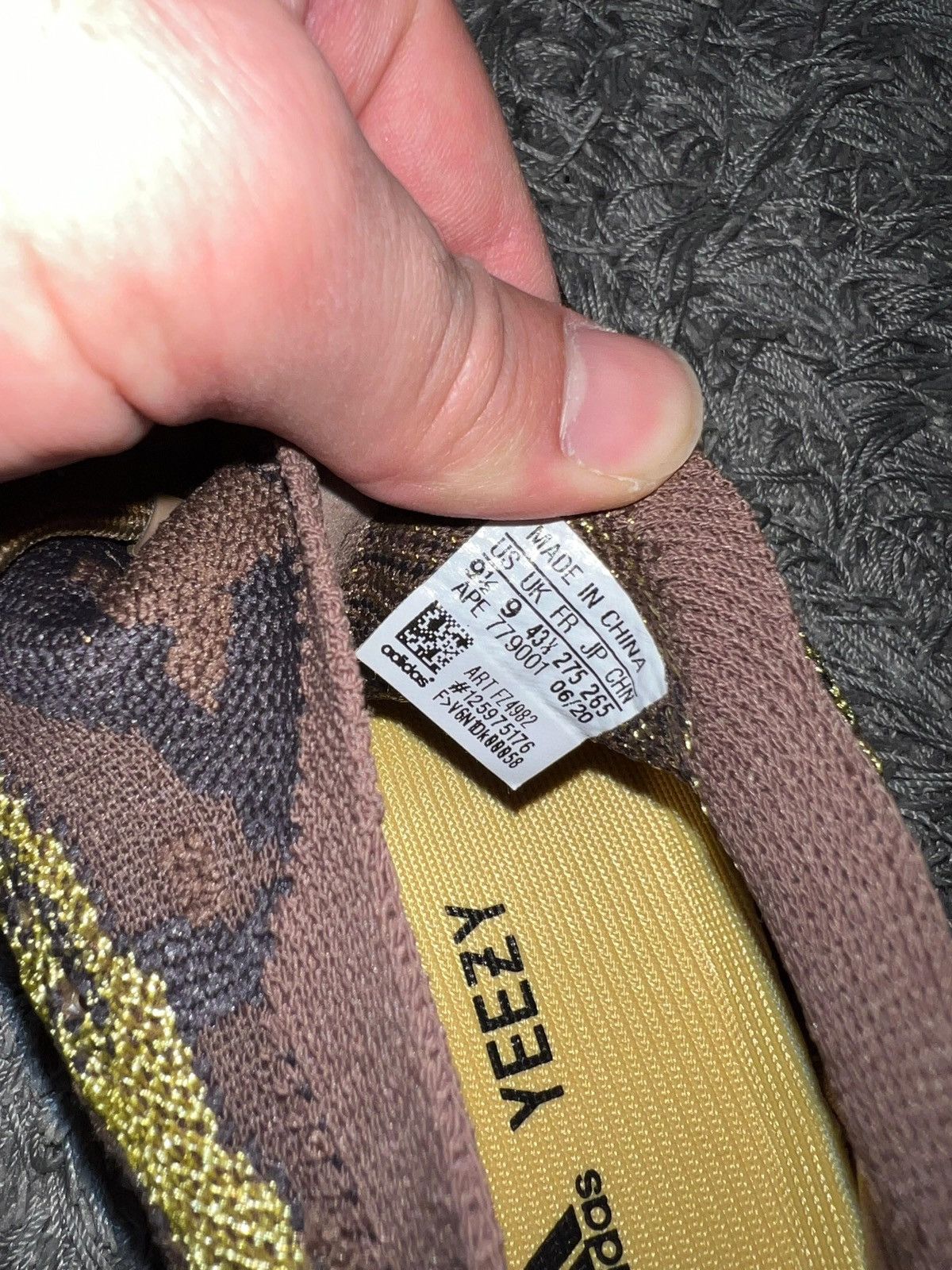 Adidas Adidas Yeezy 380 LMNTE Size US 9.5 / EU 42-43 - 9 Thumbnail