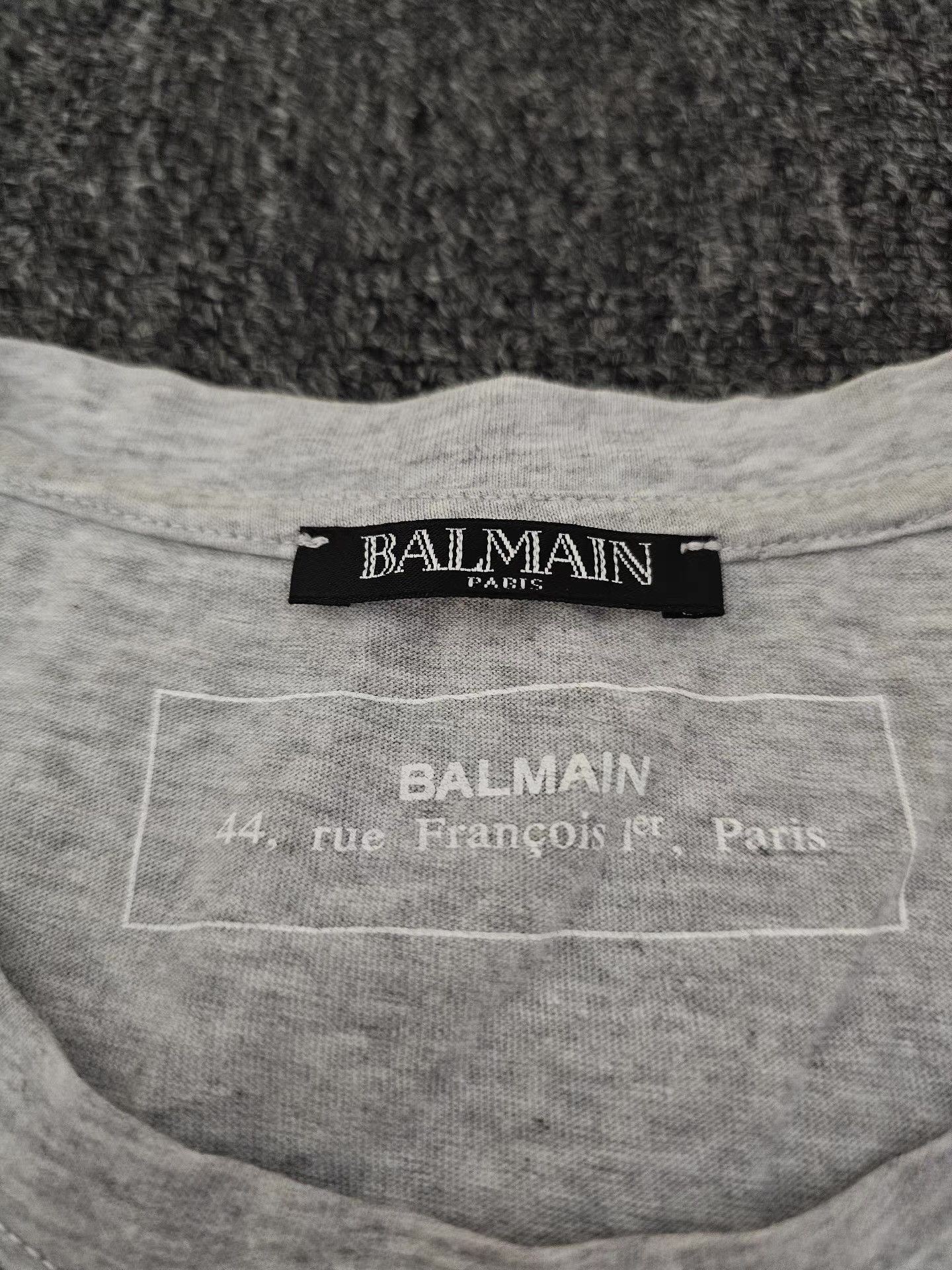 Balmain Balmain Men's Short Sleeve T-shirt Size US M / EU 48-50 / 2 - 4 Thumbnail