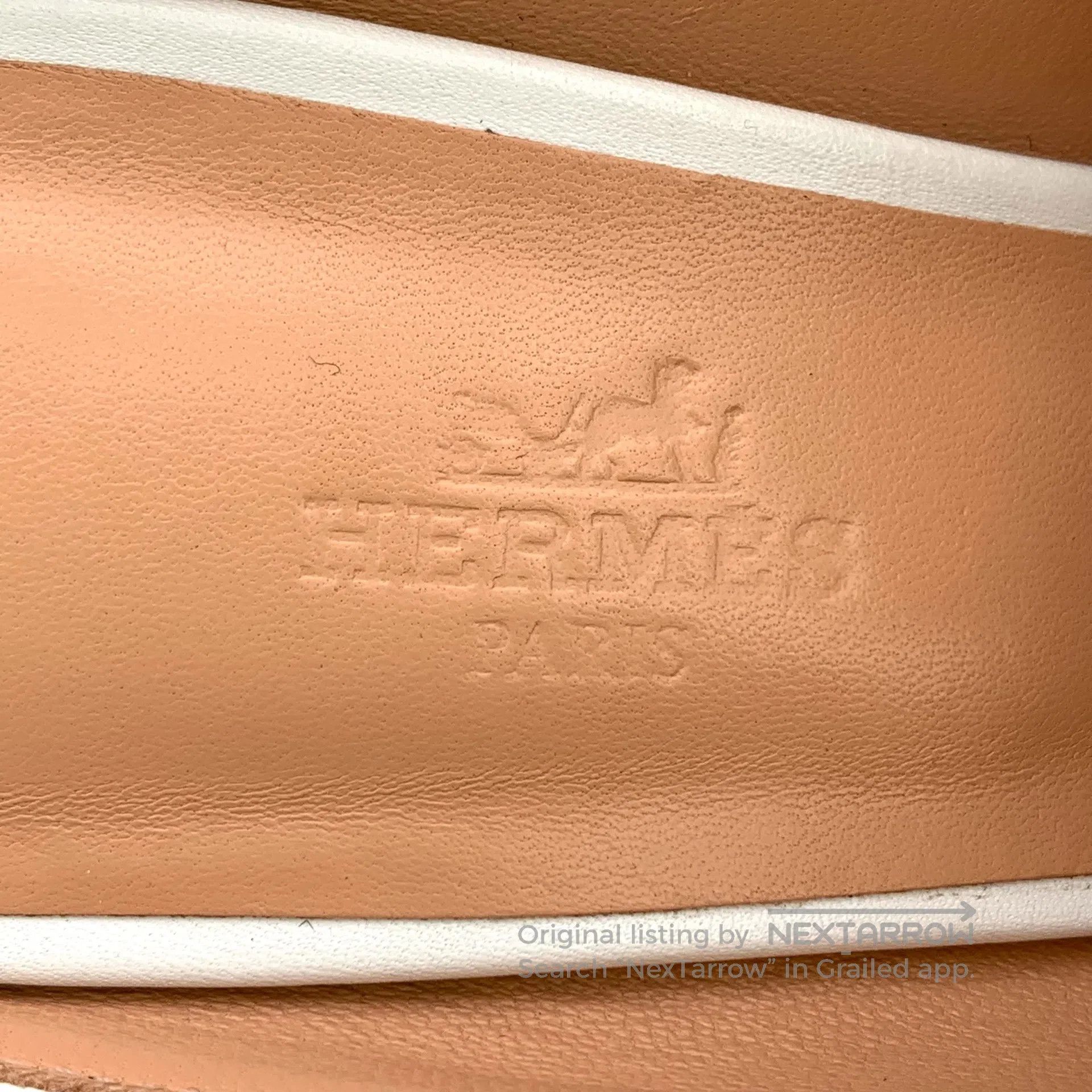 Hermes Hermes White silver buckle Mule block high-heeled shoes| Size US 7.5 / IT 37.5 - 8 Thumbnail