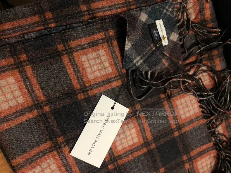 Dries Van Noten Dries Van Noten Wool Scarf Size ONE SIZE - 2 Thumbnail