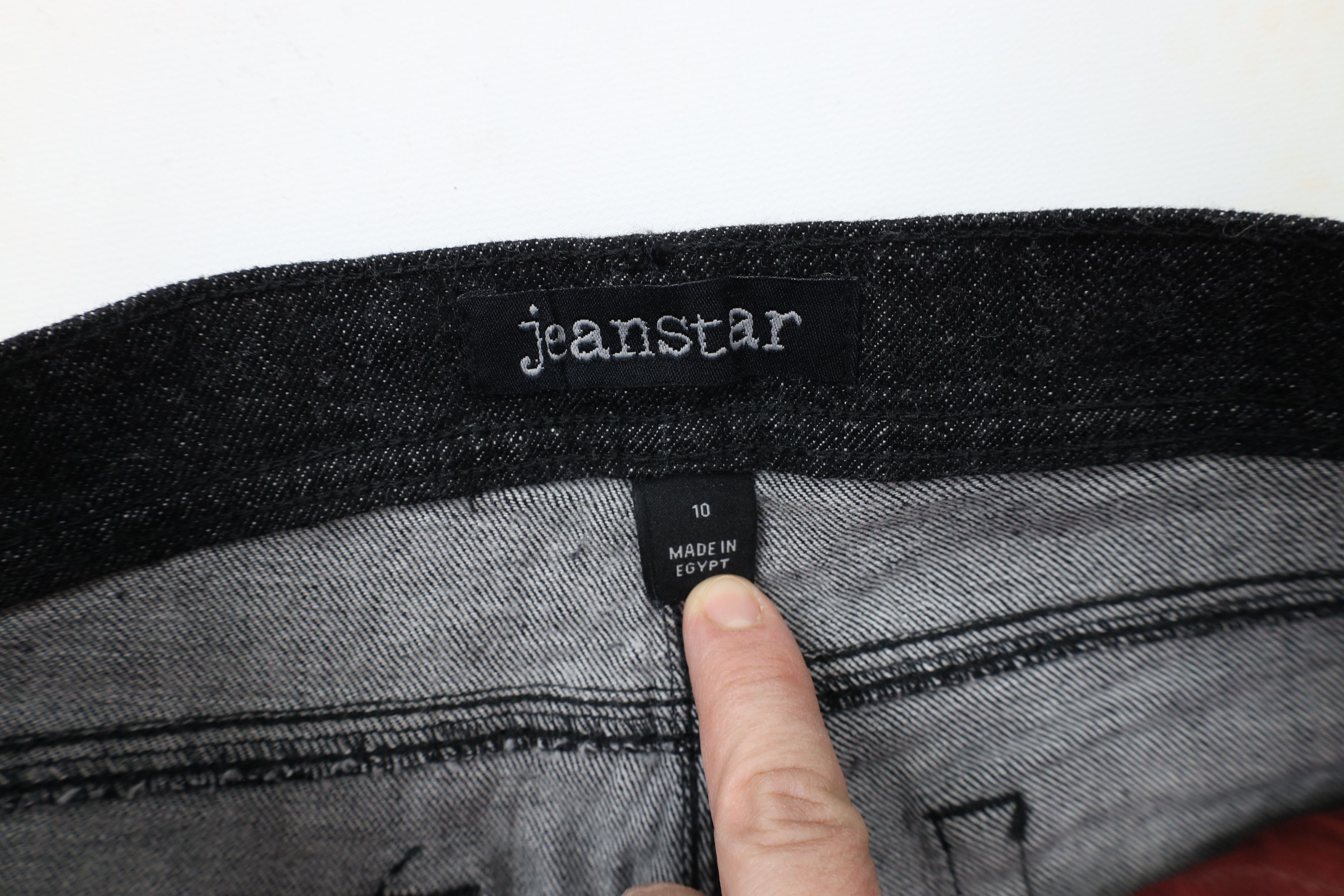 Vintage Deadstock Vintage Y2K Babydoll Wide Leg Denim Jeans Black Size 32" / US 10 / IT 46 - 8 Thumbnail
