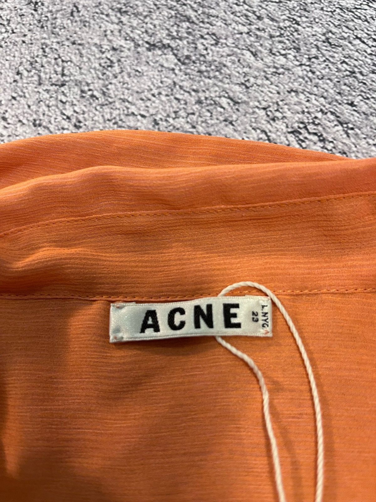 Acne Studios Acne Studios Scallop Contr PSS13 Sleeveless Sheer Blouse Size M / US 6-8 / IT 42-44 - 4 Thumbnail