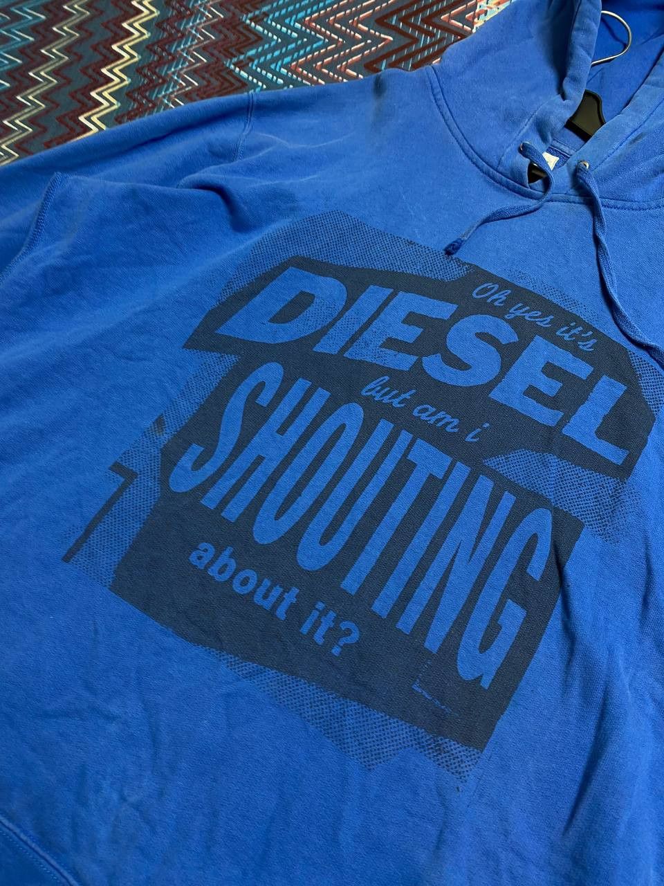 Diesel vintage streetwear Diesel big logo Sweatshirt hoodie Size US XL / EU 56 / 4 - 5 Thumbnail