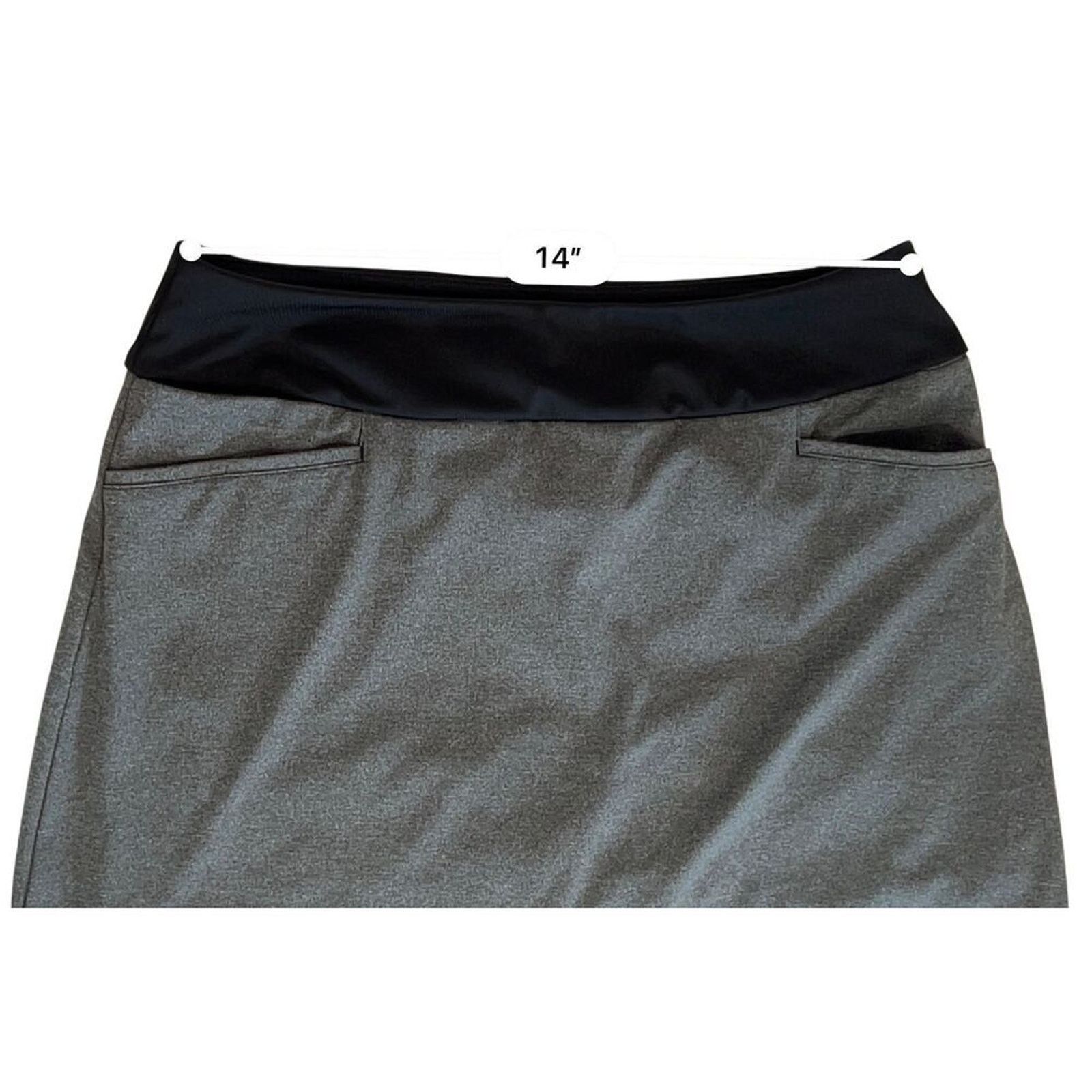 Adidas Adidas Ultimate Golf Skort Skirt MEDIUM Heather Gray Tennis Size 28" / US 6 / IT 42 - 4 Thumbnail