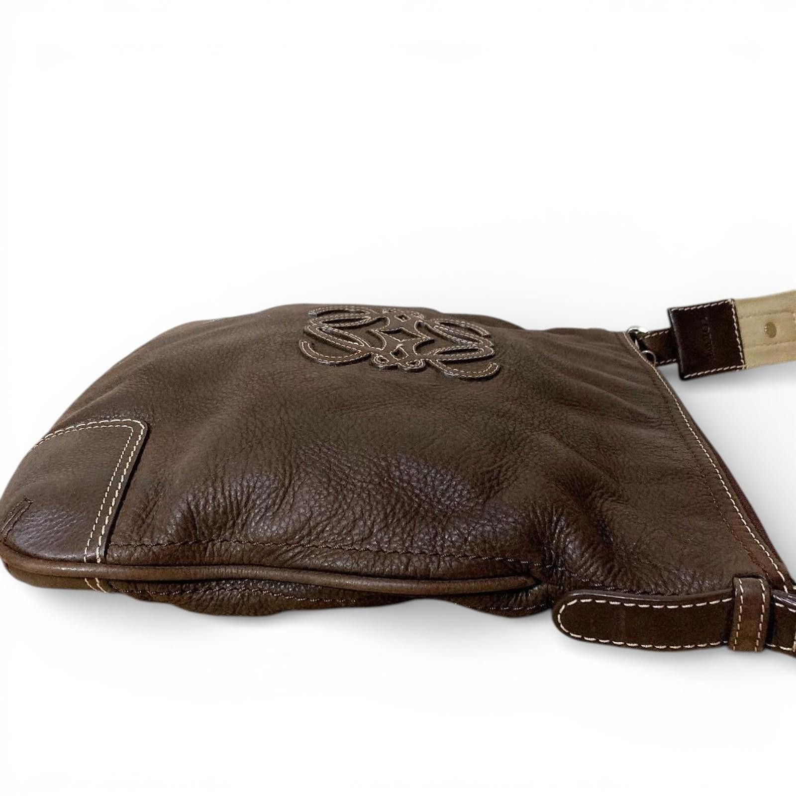 Loewe Loewe - Women's Brown Leather Crossbody Bag Size ONE SIZE - 2 Thumbnail