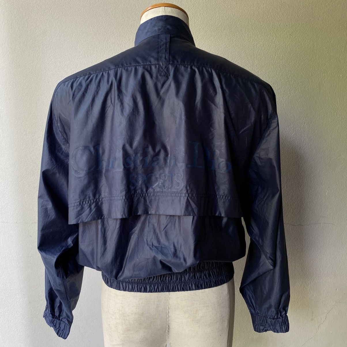 Dior Vintage Christian Dior Navy Stand Collar Windbreaker Size US M / EU 48-50 / 2 - 13 Thumbnail