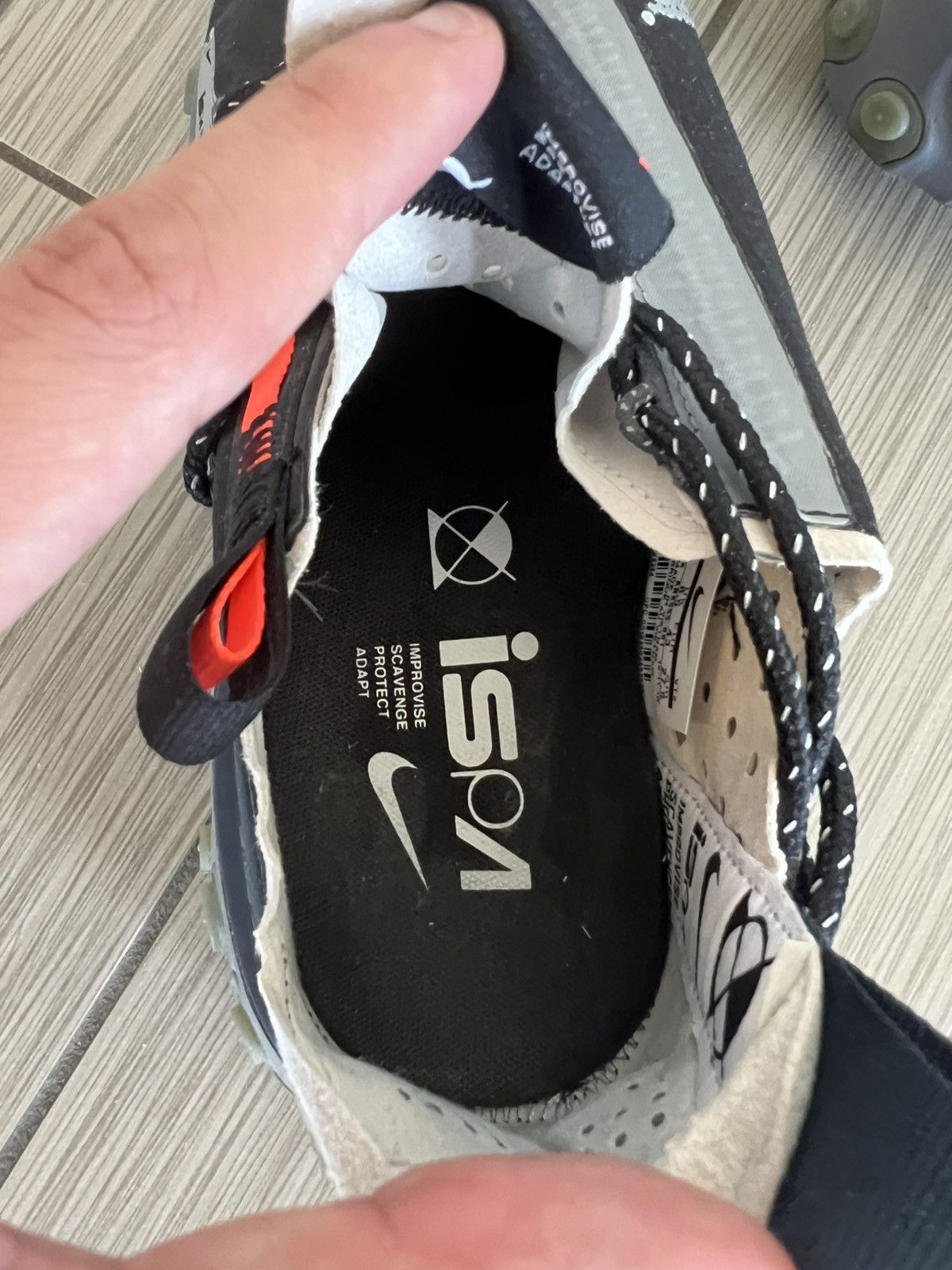 Nike Nike React Runner WR ISPA Black Size US 9.5 / EU 42-43 - 6 Thumbnail