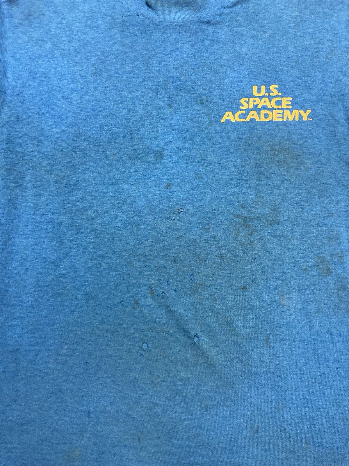 Vintage Vintage 80s t shirt US space academy fade distressed thin XL Size US XL / EU 56 / 4 - 10 Thumbnail