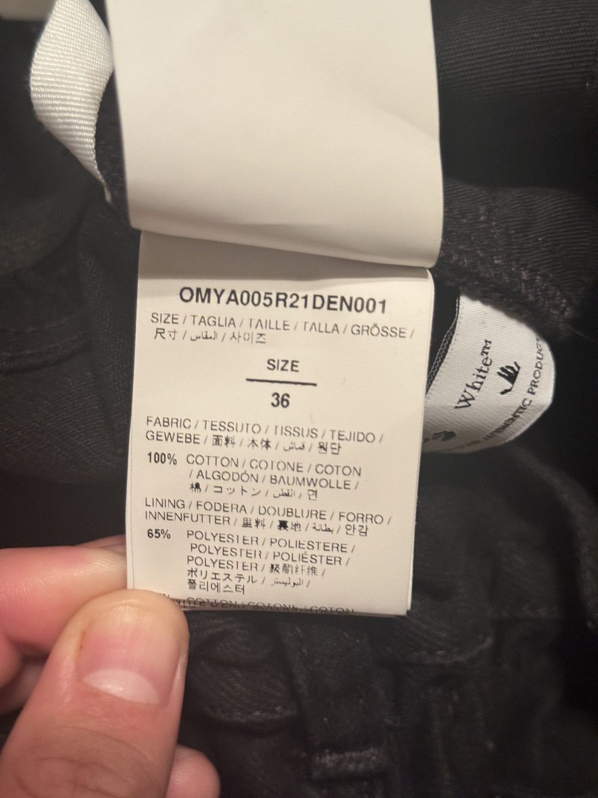 Off-White Off white jeans black denim Size US 36 / EU 52 - 7 Thumbnail