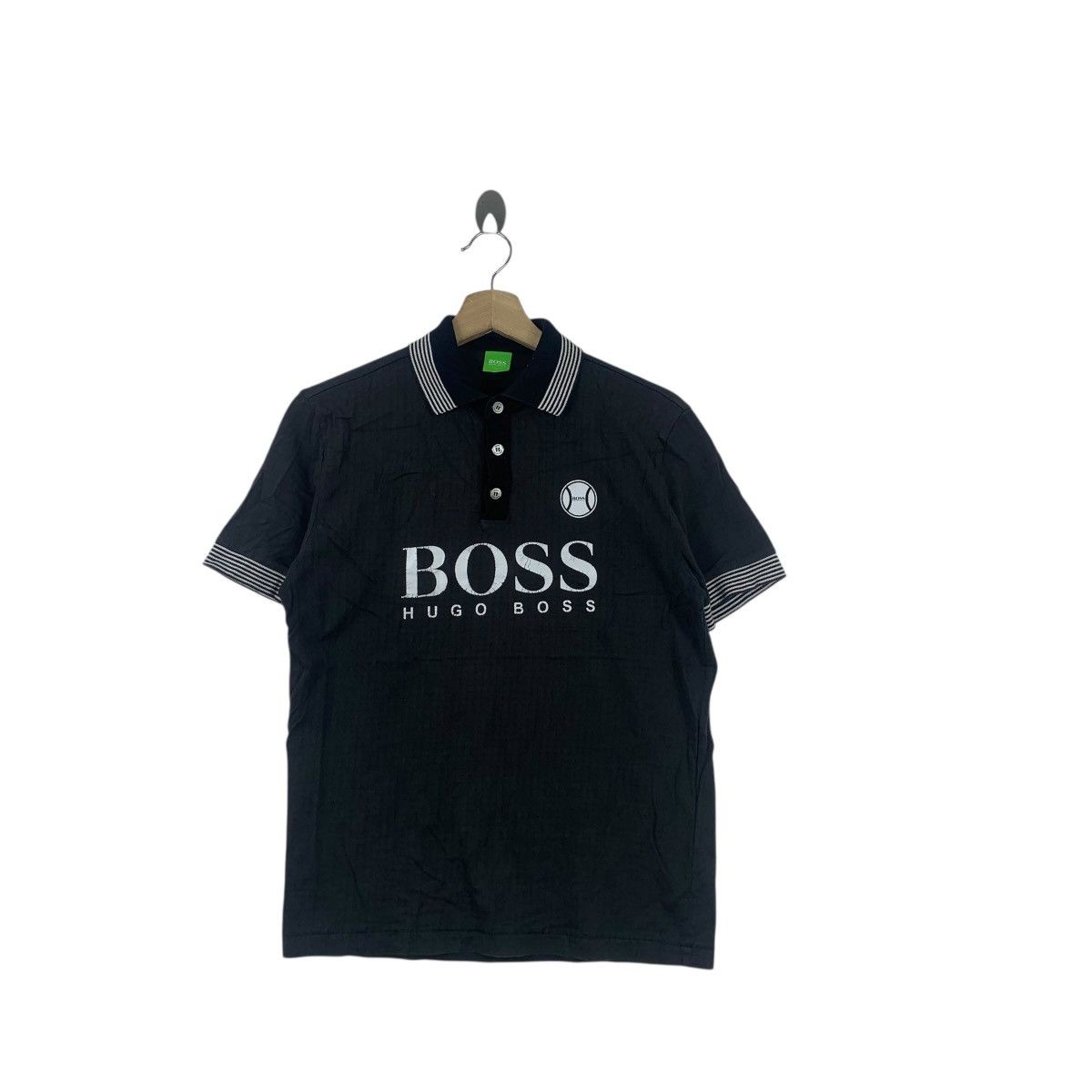 Hugo Boss Vintage HUGO BOSS Baseball Collection Twin Tipped Polo Tee Size US S / EU 44-46 / 1 - 3 Thumbnail