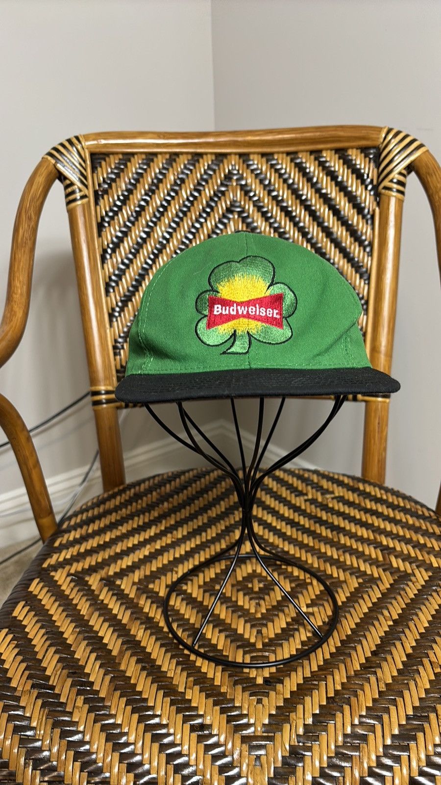 Budweiser Vintage Budweiser Snapback Hat Size ONE SIZE - 1 Thumbnail
