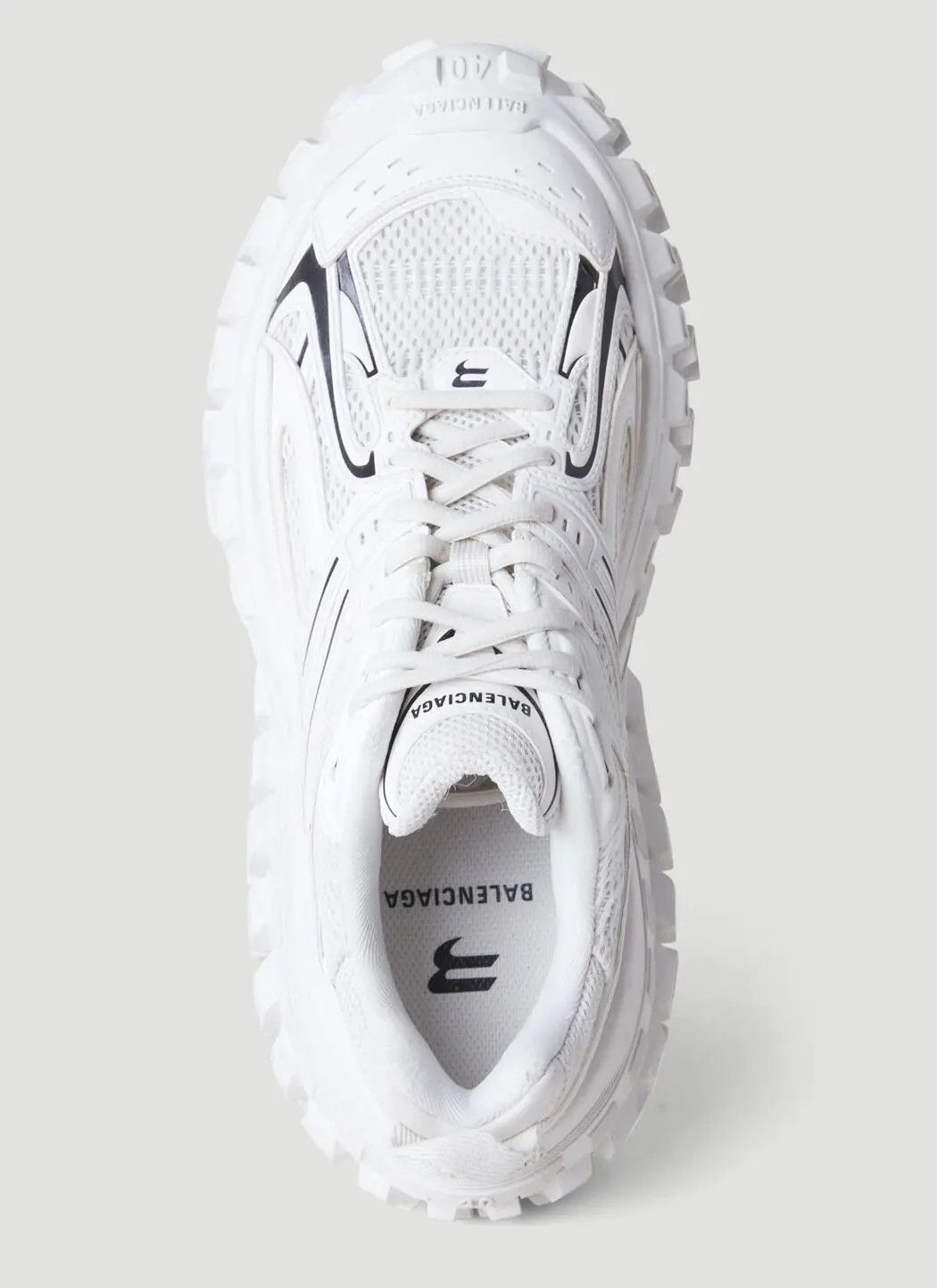 Balenciaga o1s1rm1224 Bouncer Sneakers in White Size US 11 / EU 44 - 5 Thumbnail