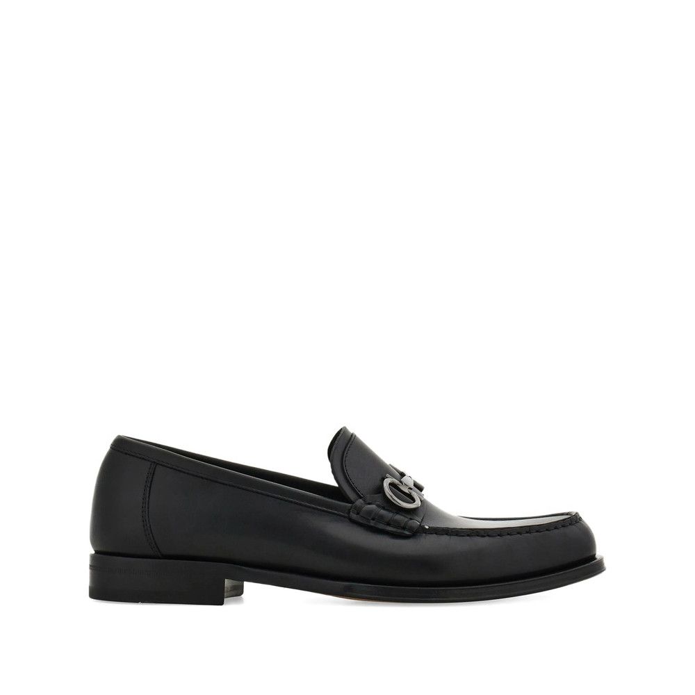 Salvatore Ferragamo Ferragamo BLACK Loafers Size US 10 / EU 43 - 1 Thumbnail