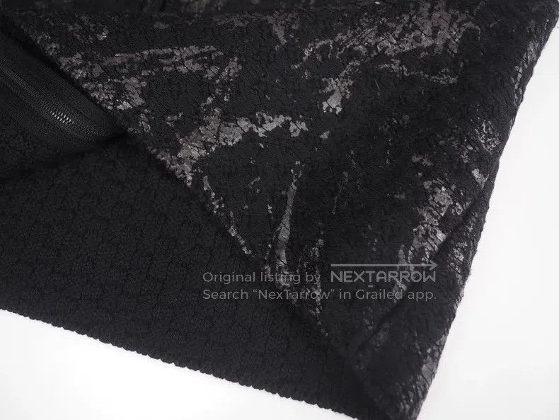 Chanel Chanel size S Black diamond button wool knit short skirt Size 23" - 6 Thumbnail