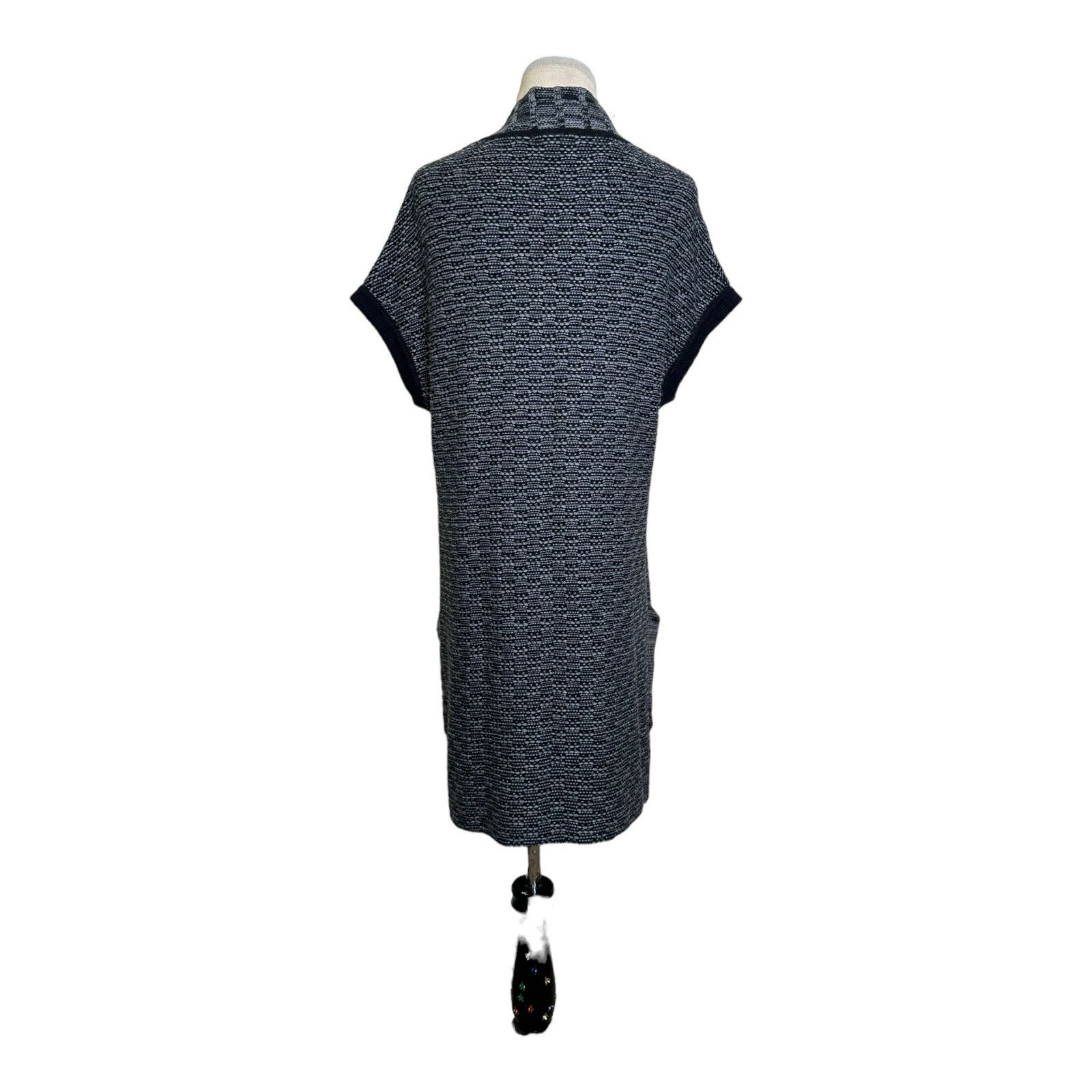 White + Warren White + Warren Black Gray Zip Up Sweater Duster M Size M / US 6-8 / IT 42-44 - 9 Thumbnail