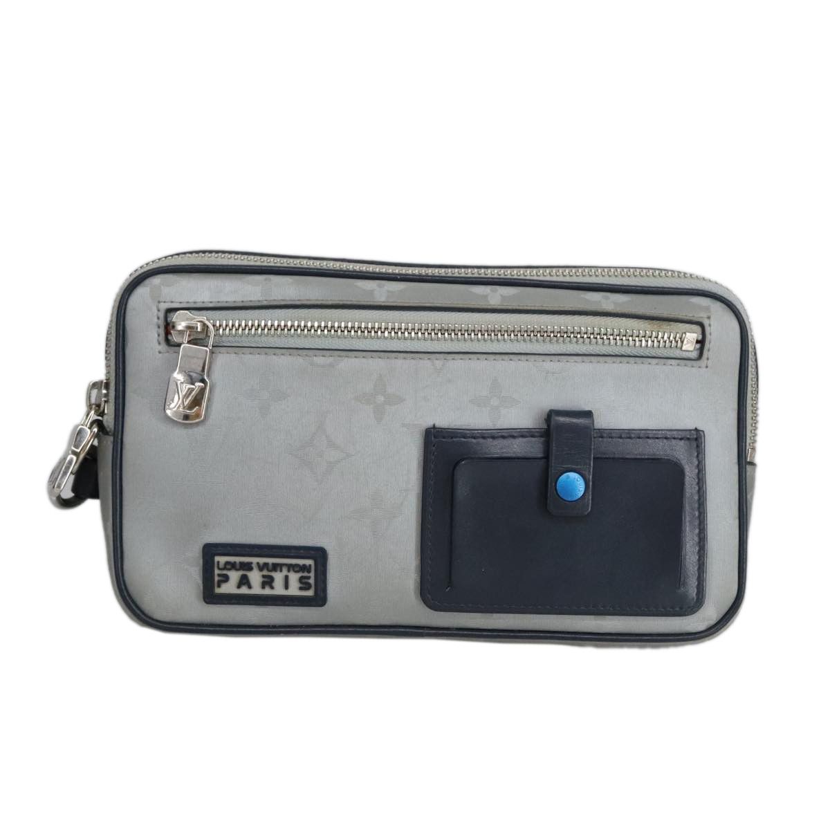 Louis Vuitton Satellite Silver Canvas Clutch Bag (Pre-Owned) Size ONE SIZE - 1 Thumbnail