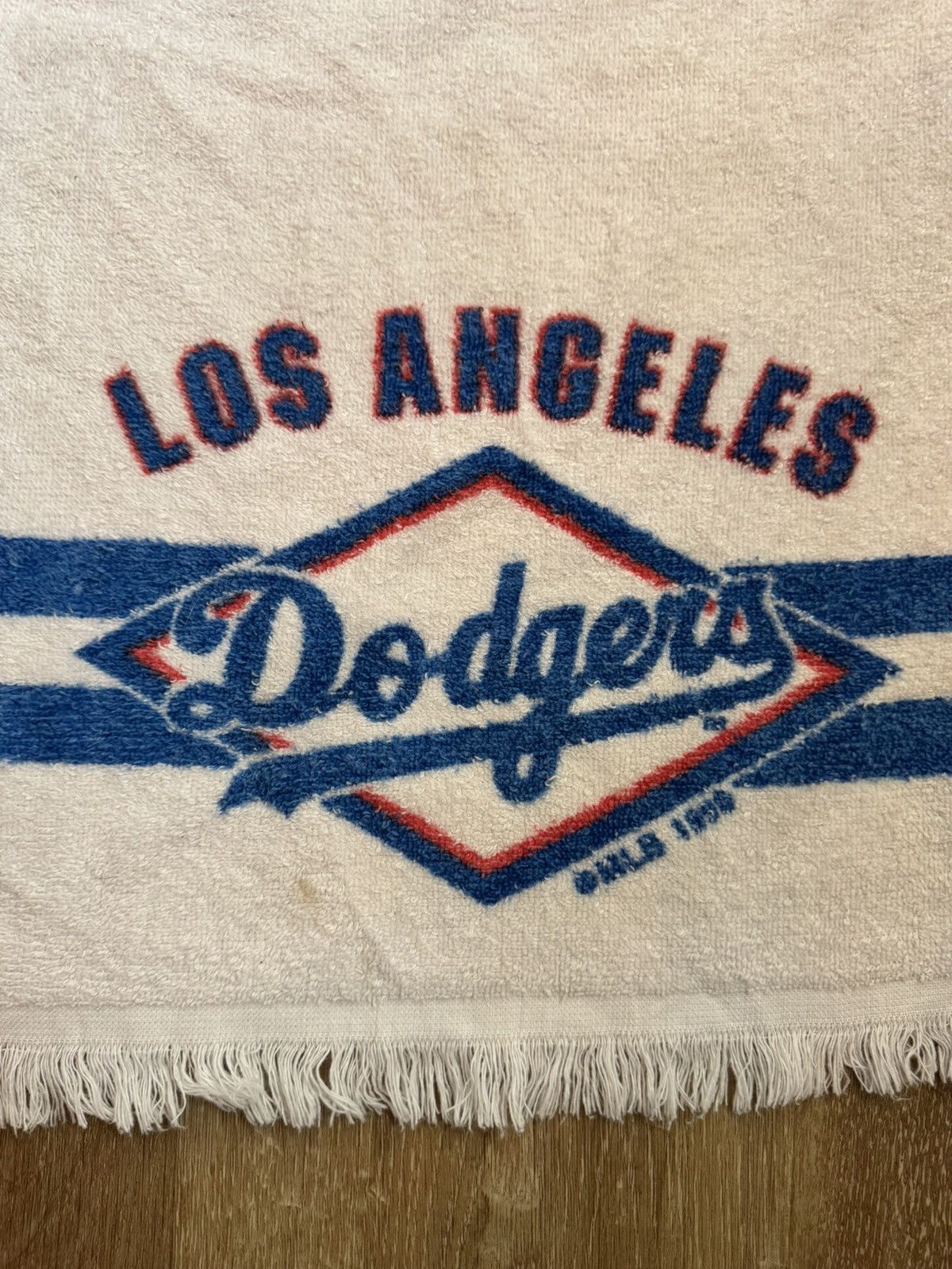 MLB 1985 Vintage Los Angeles Dodgers Fan Sweat Towel Size ONE SIZE - 7 Thumbnail