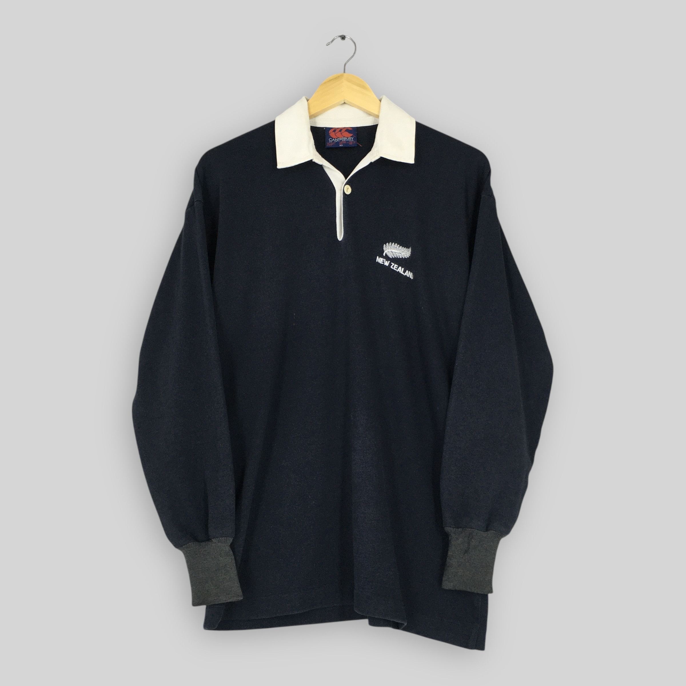 Canterbury of New Zealand Vintage Canterbury Of New Zealand All Blacks Rugby Shirt L Size US L / EU 52-54 / 3 - 1 Thumbnail