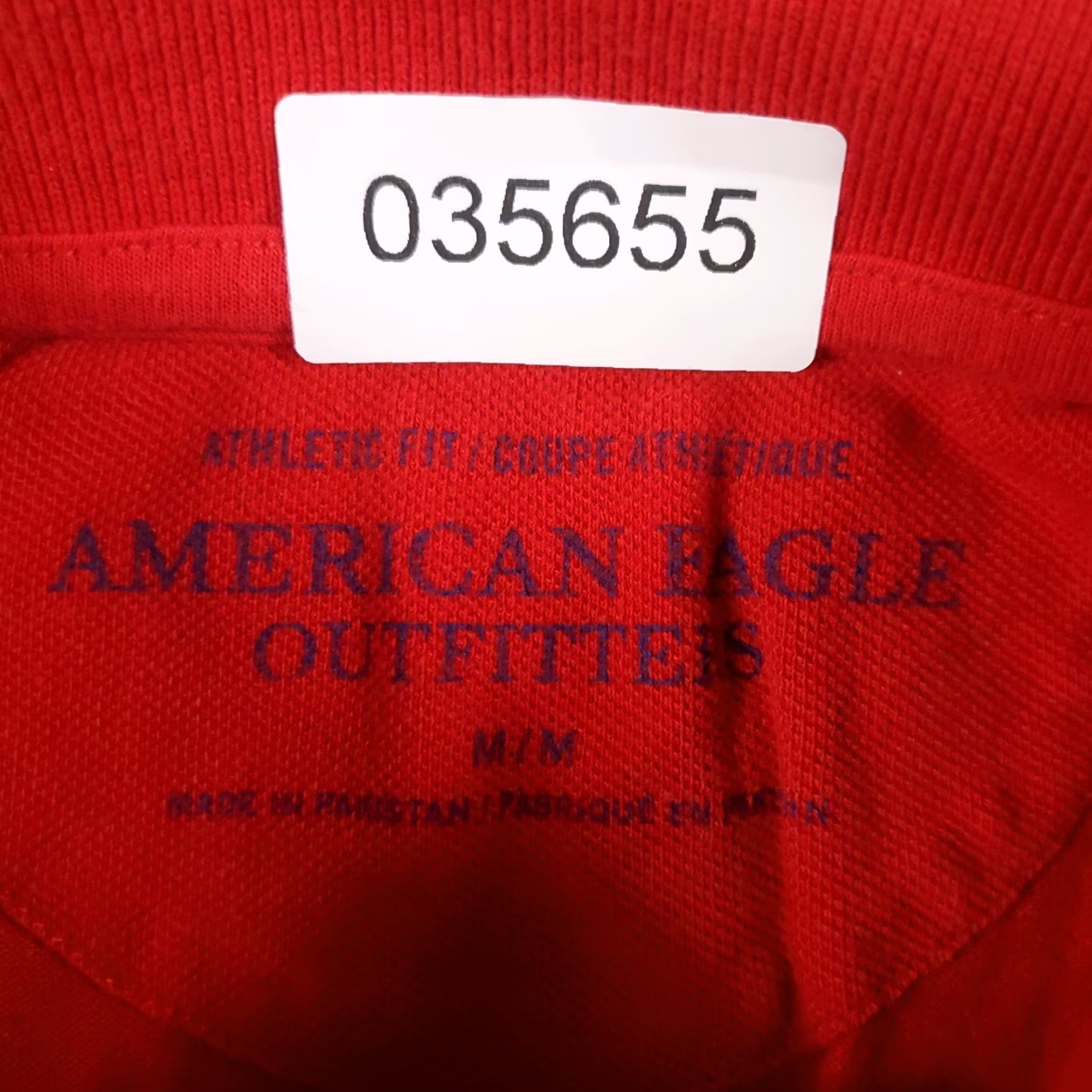 American Eagle Outfitters American Eagle Polo Shirt Mens Medium Red Casual Short Sleeve Activewear Size US M / EU 48-50 / 2 - 7 Thumbnail