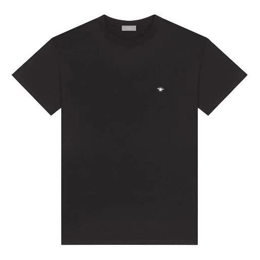 Dior Dior black embroidered bee t-shirt Size US M / EU 48-50 / 2 - 1 Thumbnail
