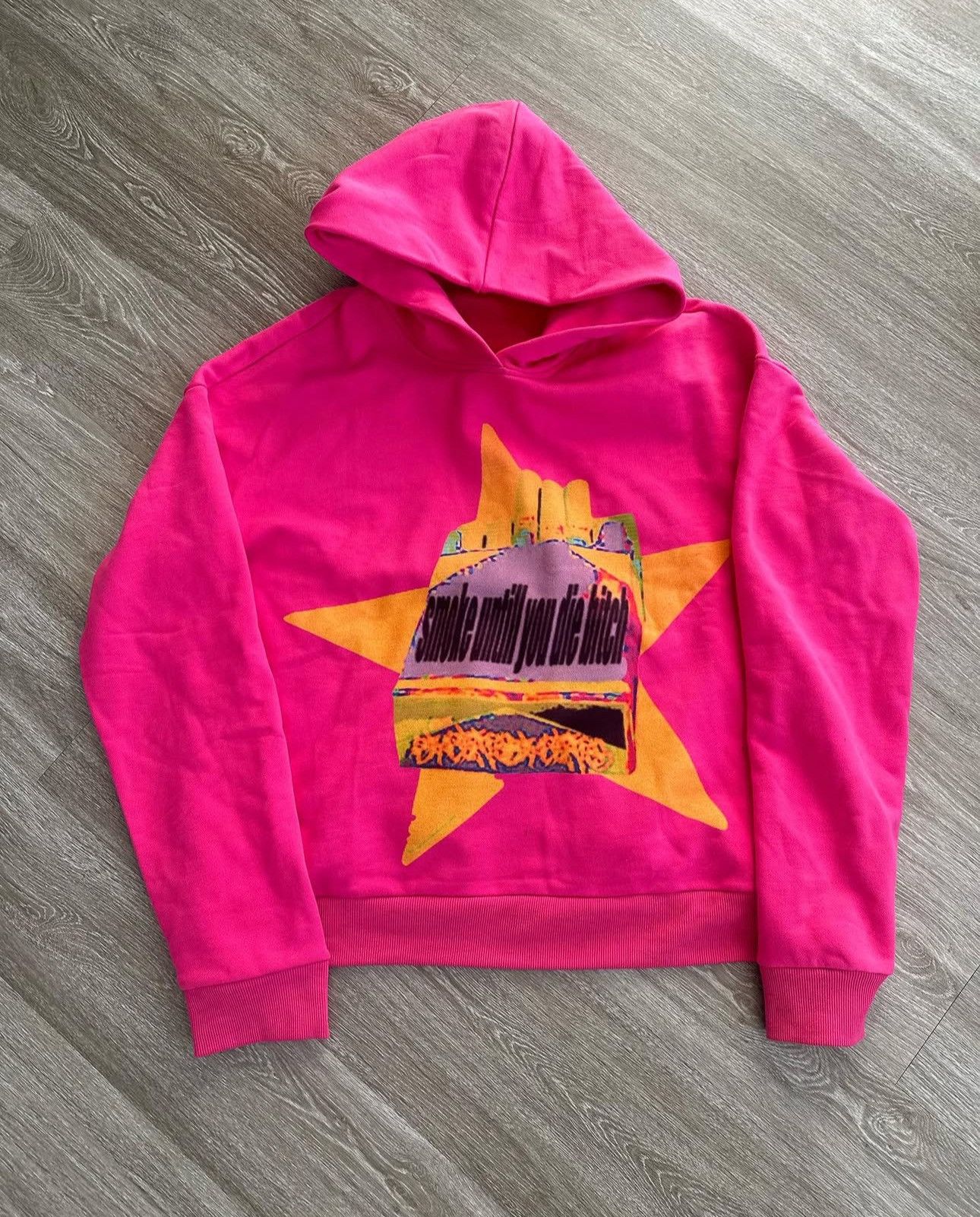 Designer Droland Miller Pink V3 ‘Smoke’ Hoodie Size US L / EU 52-54 / 3 - 1 Thumbnail