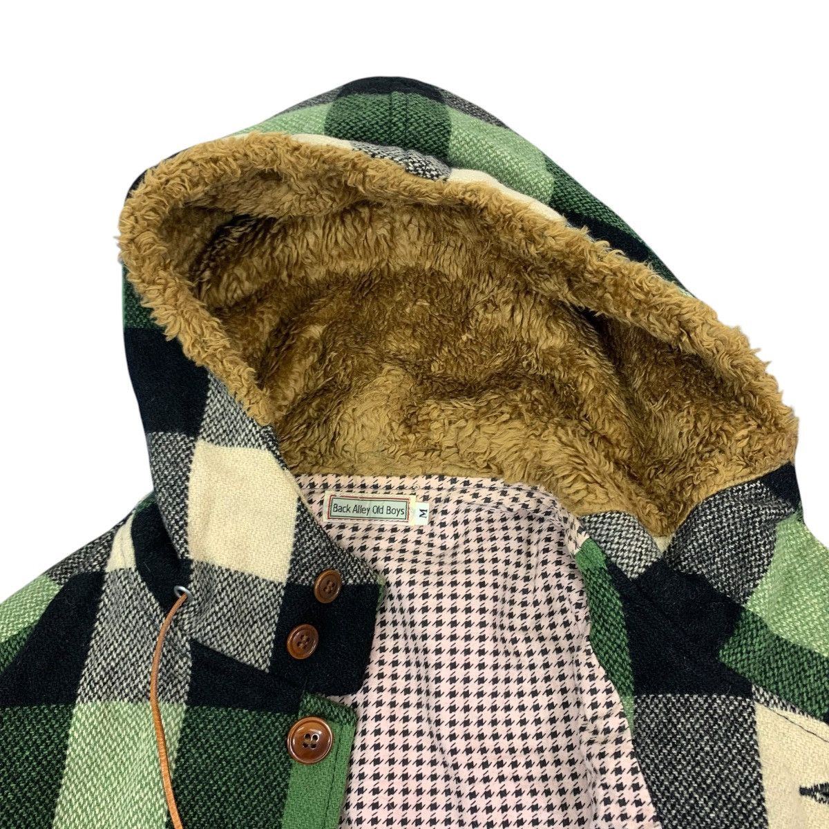 Japanese Brand × Vintage VINTAGE BACK ALLEY OLD BOYS TARTAN HOODIE JACKET Size US M / EU 48-50 / 2 - 6 Thumbnail