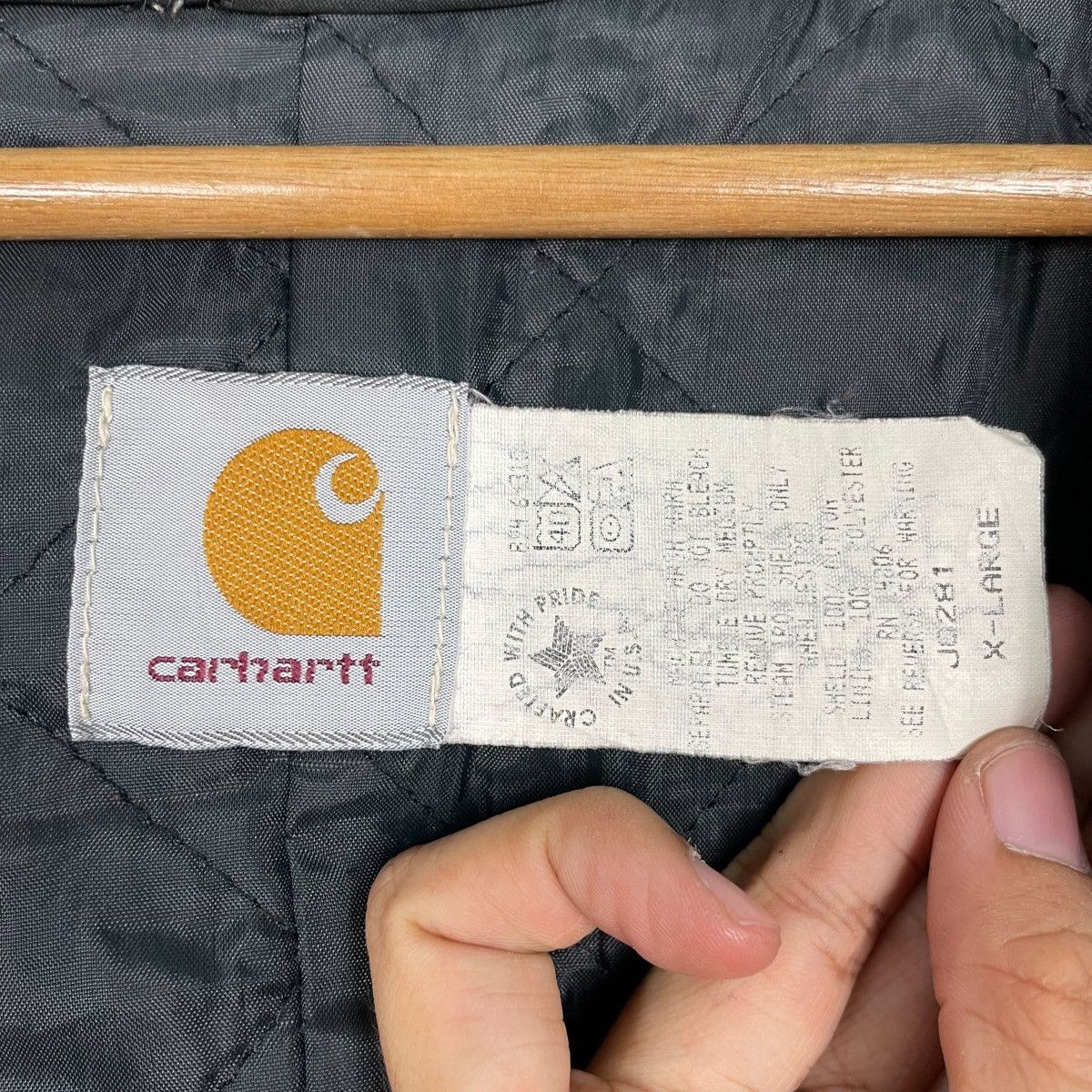 Vintage 80s Carhatt Detroit Duck Canvas Maroon Jacket