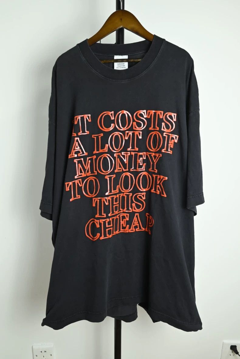 Vetements Vetements 24SS Red Slogan Letter Printed Short Sleeve Size US M / EU 48-50 / 2 - 1 Thumbnail
