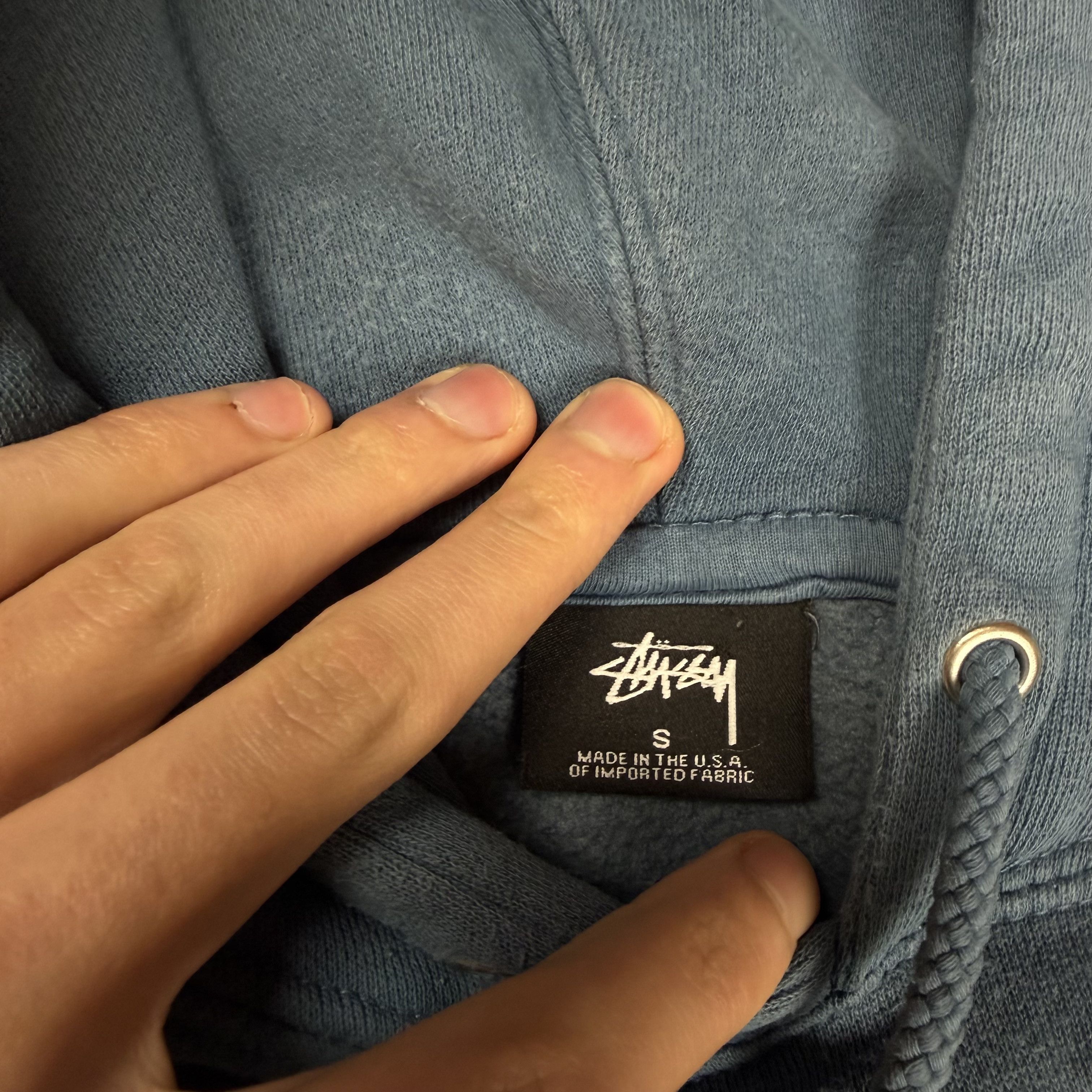 Stussy Vintage Stussy Hoodie Birch Blue Big Logo Retro Vibe Size S Size US S / EU 44-46 / 1 - 4 Thumbnail