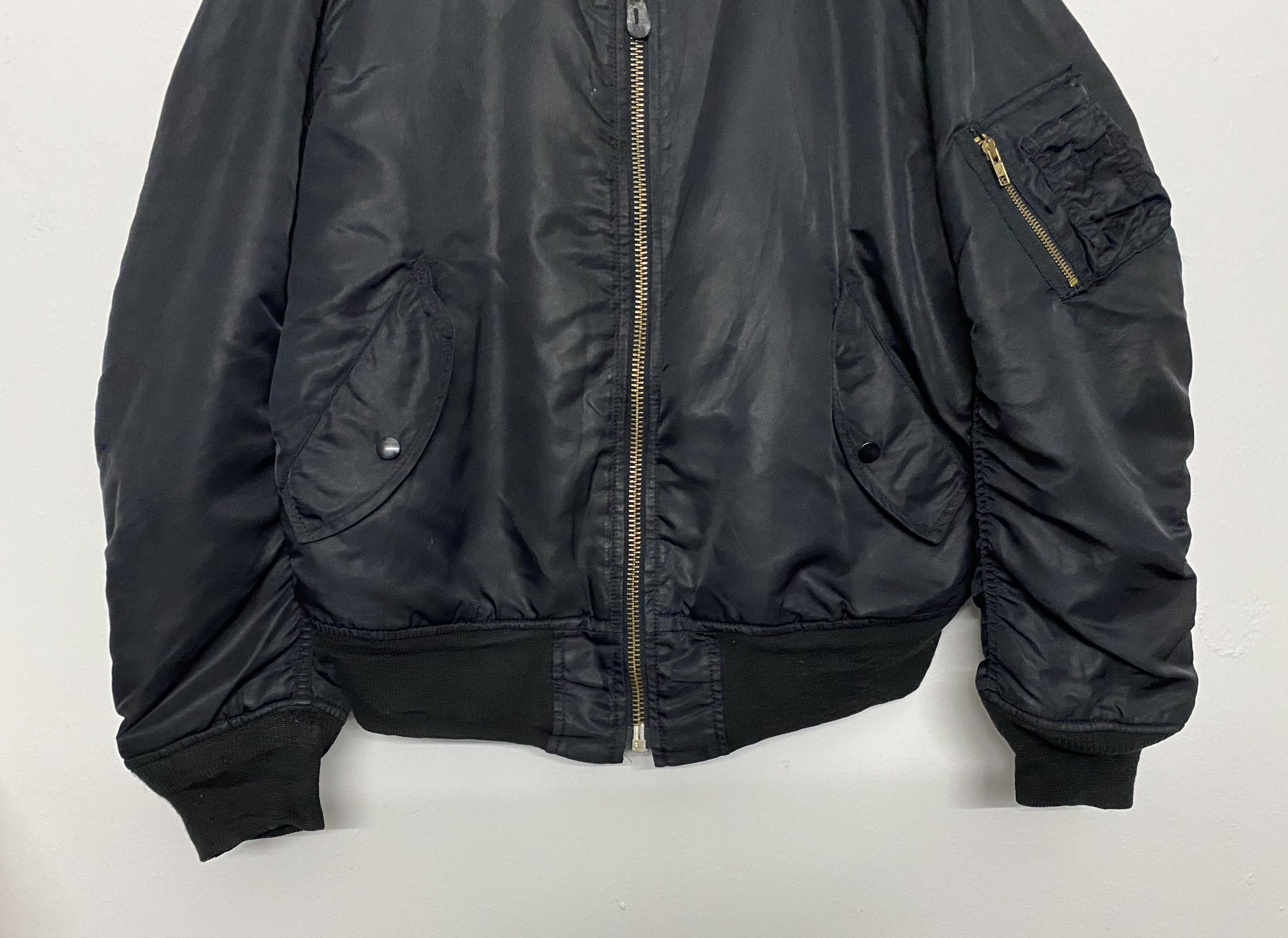 Other MA-1 Bomber Jacket USAF Intermediate Flyer's Man Jacket Size US XL / EU 56 / 4 - 4 Thumbnail