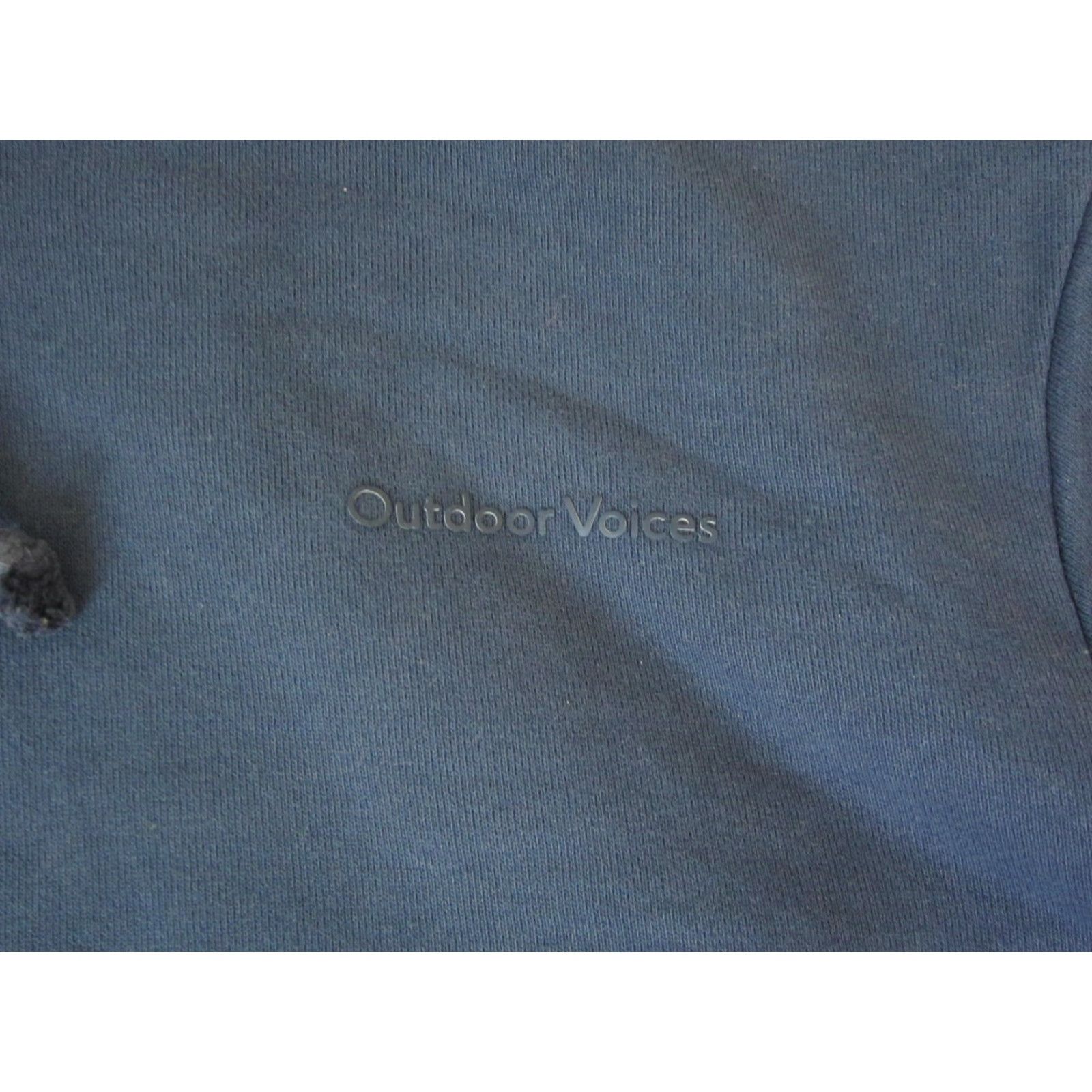 Outdoor Voices Outdoor Voices Hoodie Mens Adult Medium Blue Pullover Sweatshirt Athletic 90s Logo Regular Gy m & Training Size US M / EU 48-50 / 2 - 3 Thumbnail