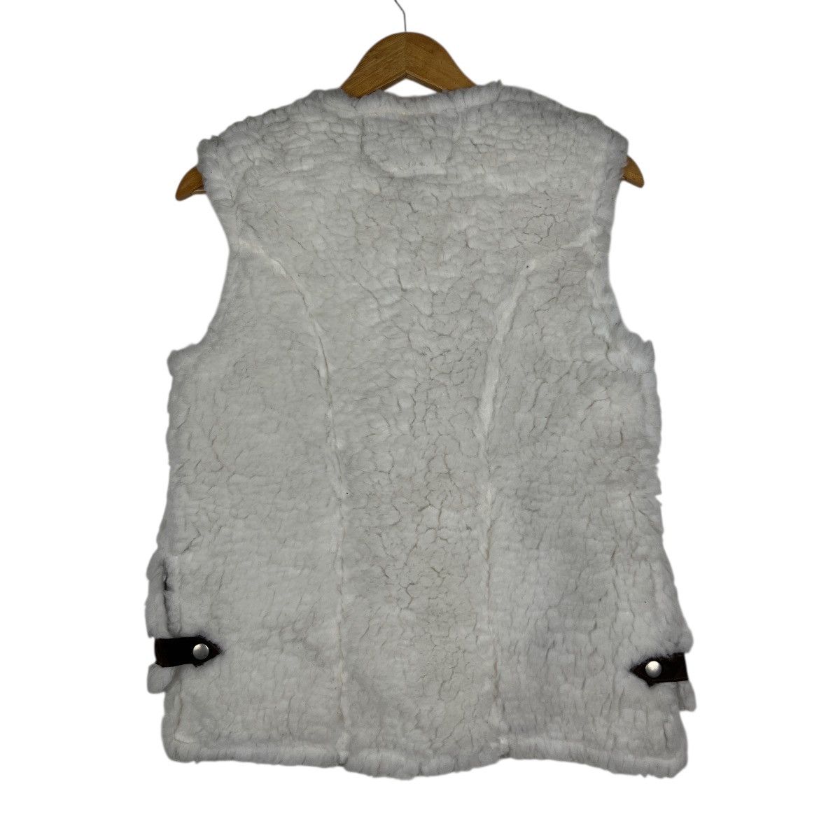Vintage Equitex Faux Fur Pile Vest Made In England