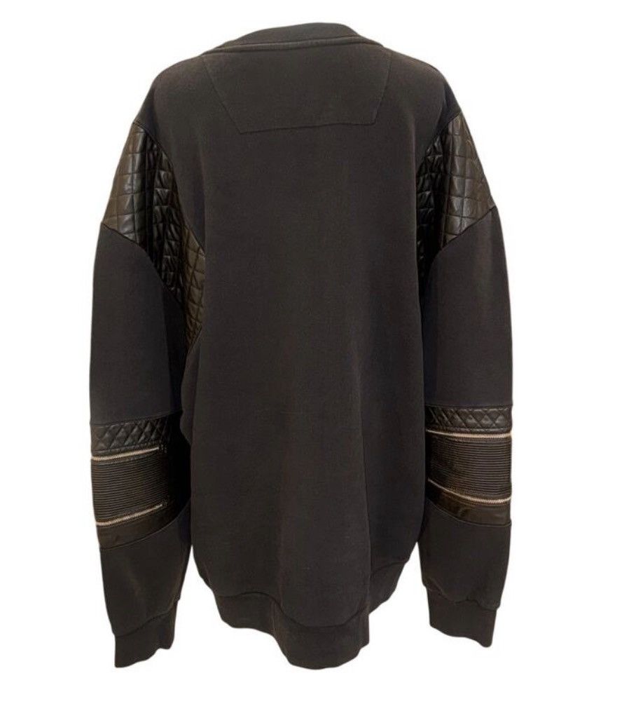 Philipp Plein Philipp Plein Diamond Quilted Panel Sweatshirt Men’s XXL Size US XXL / EU 58 / 5 - 5 Thumbnail