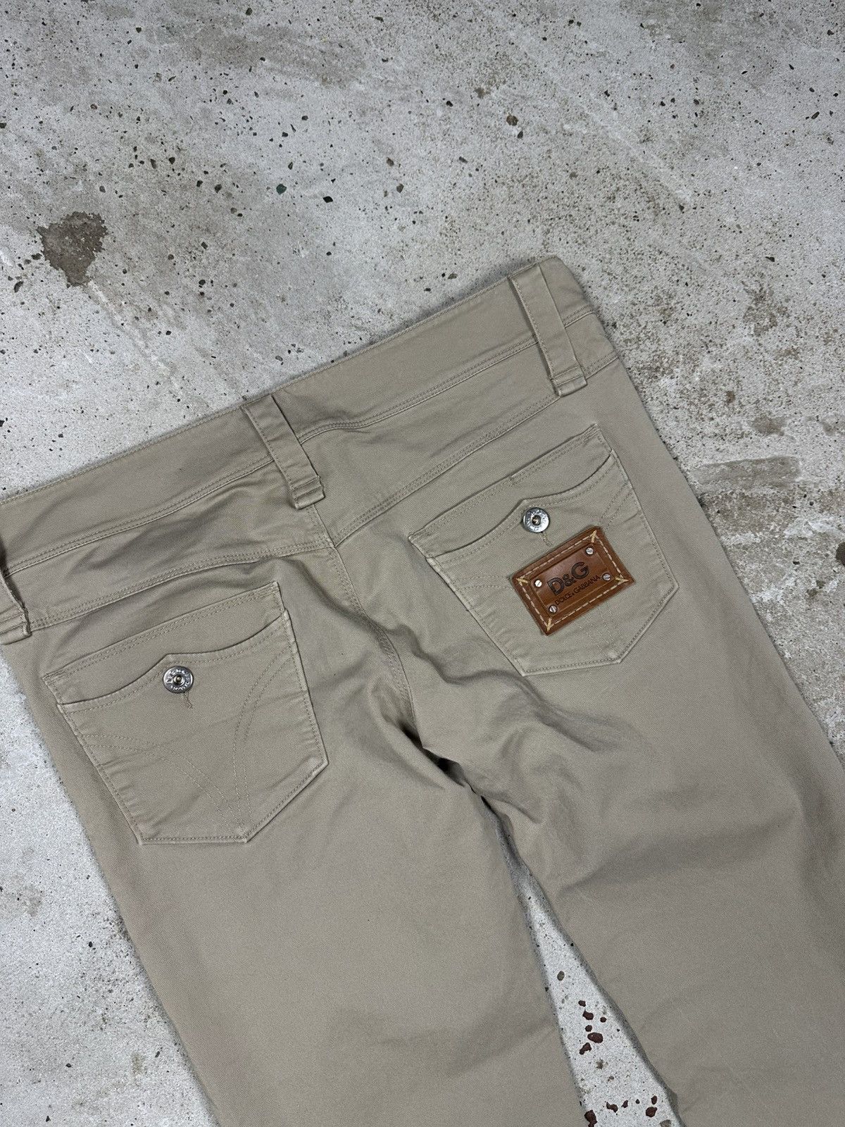Dolce & Gabbana × Vintage Vintage Y2K Dolce & Gabbana Cool Boot Cut Low Waist Pants Size 30" / US 8 / IT 44 - 15 Thumbnail
