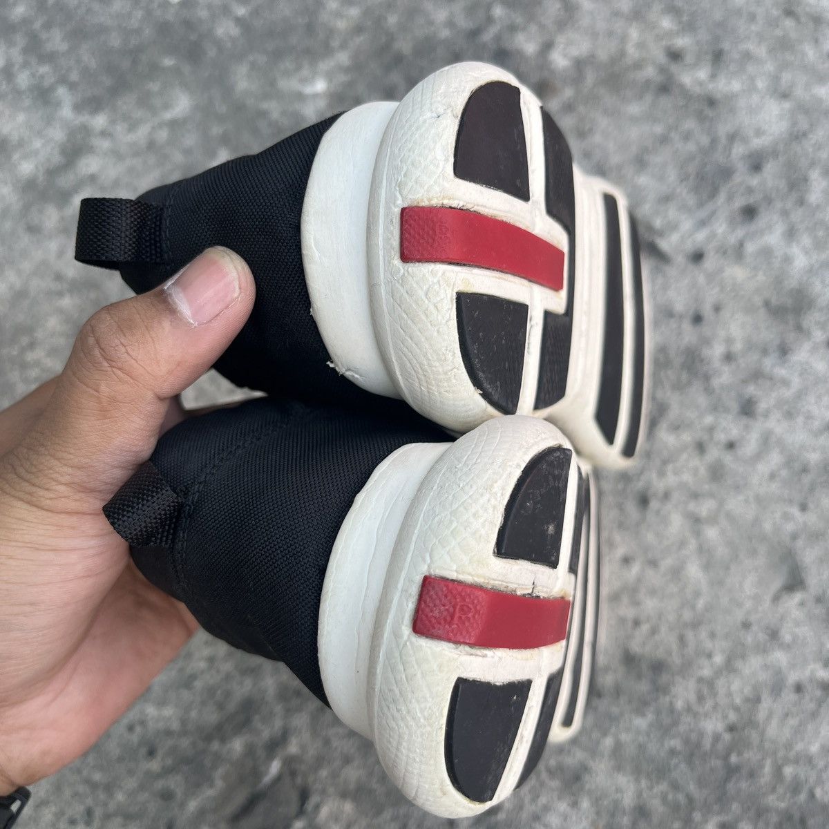 Prada Prada Ultralight Red Stripe Sneakers 4E3055 Size US 8 / EU 41 - 10 Thumbnail