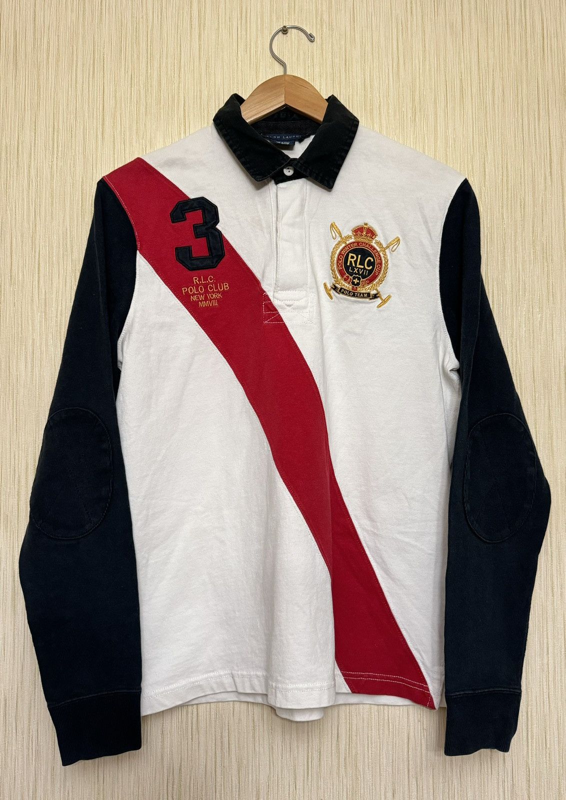 Polo Ralph Lauren × Vintage Polo Ralph Lauren rugby shirt number logo Size US L / EU 52-54 / 3 - 1 Thumbnail