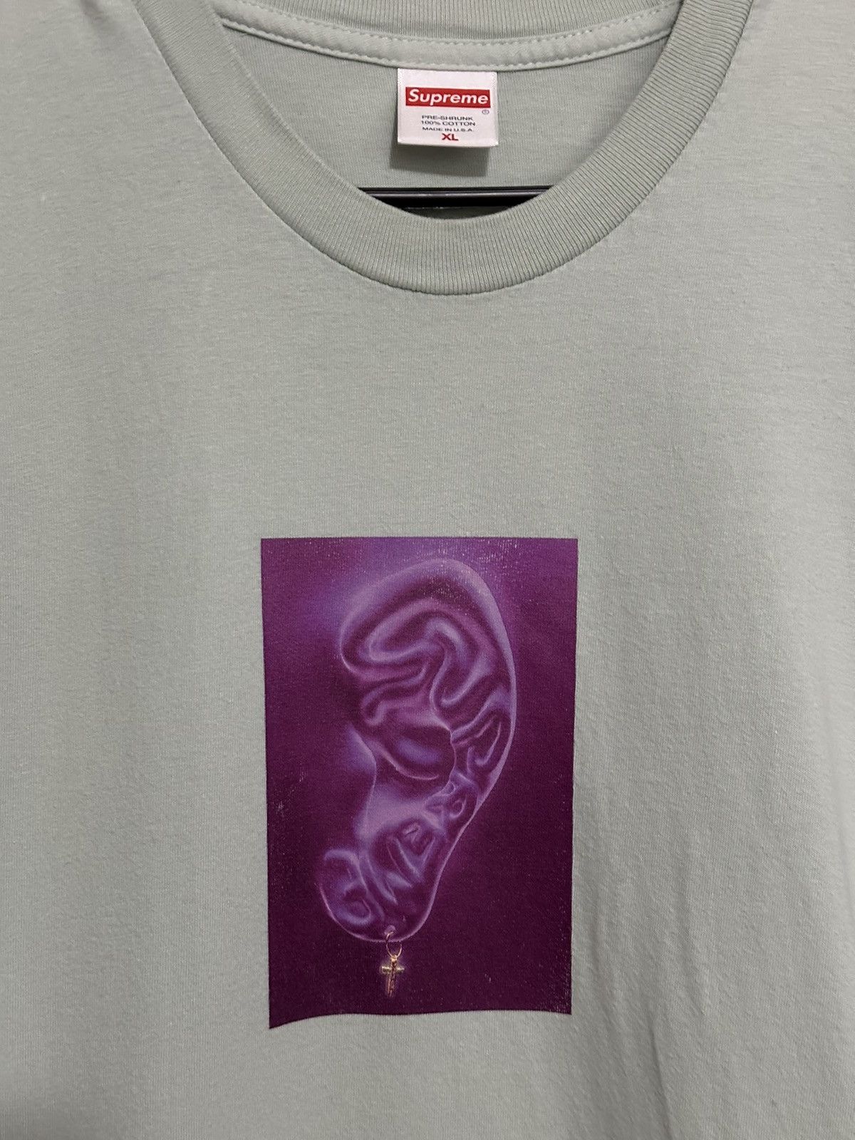 Supreme Supreme Ear Tee Size US XL / EU 56 / 4 - 2 Thumbnail
