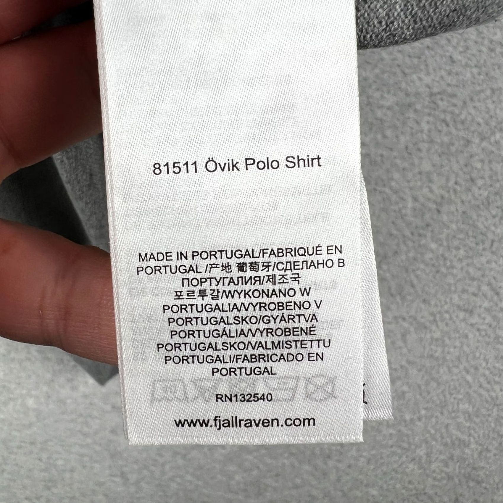 Vintage Fjällräven Ovik Polo Short Sleeve Shirt Medium Mens Grey Cotton Hiking Outdoors Shirt Size US M / EU 48-50 / 2 - 4 Thumbnail