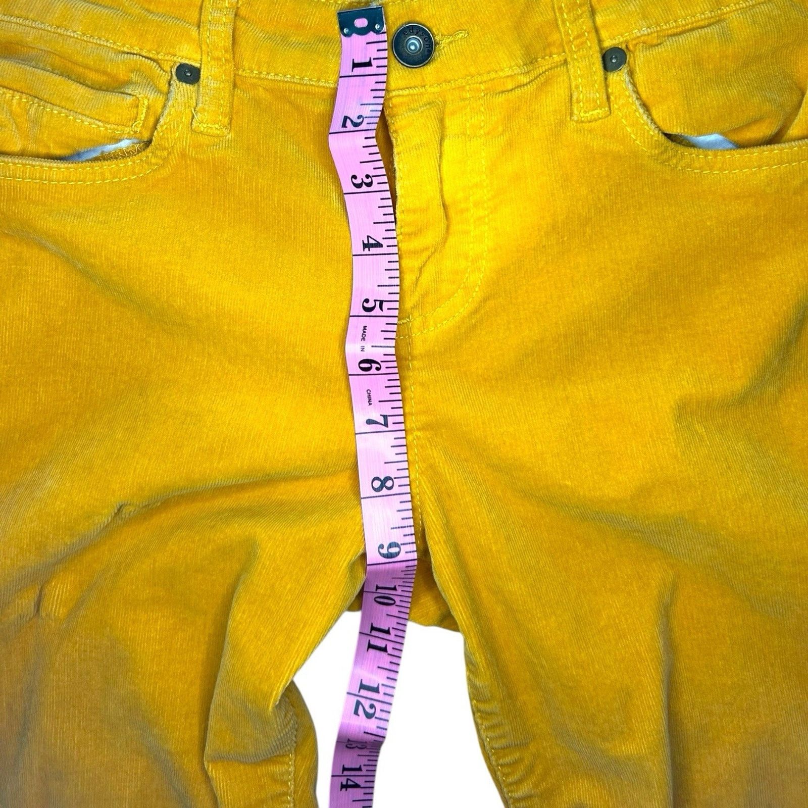 The Unbranded Brand Orange Edyson Corduroy Pants 30S Skinny Fit | Men's | Size US 30 / EU 46 - 5 Thumbnail
