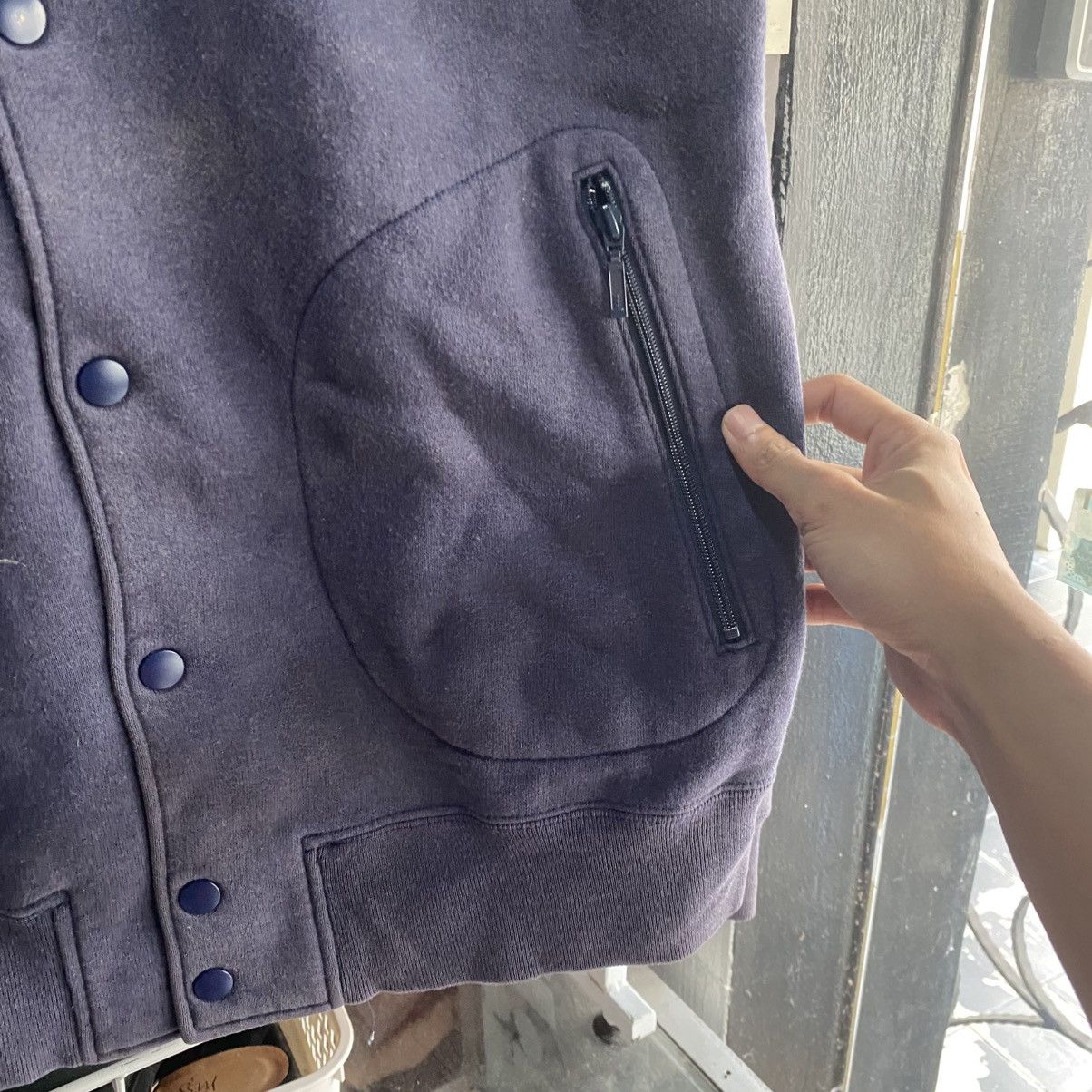 Hysteric Glamour VINTAGE‼️Hysteric Glamour Faded Blue Varsity Jacket Size US L / EU 52-54 / 3 - 10 Thumbnail