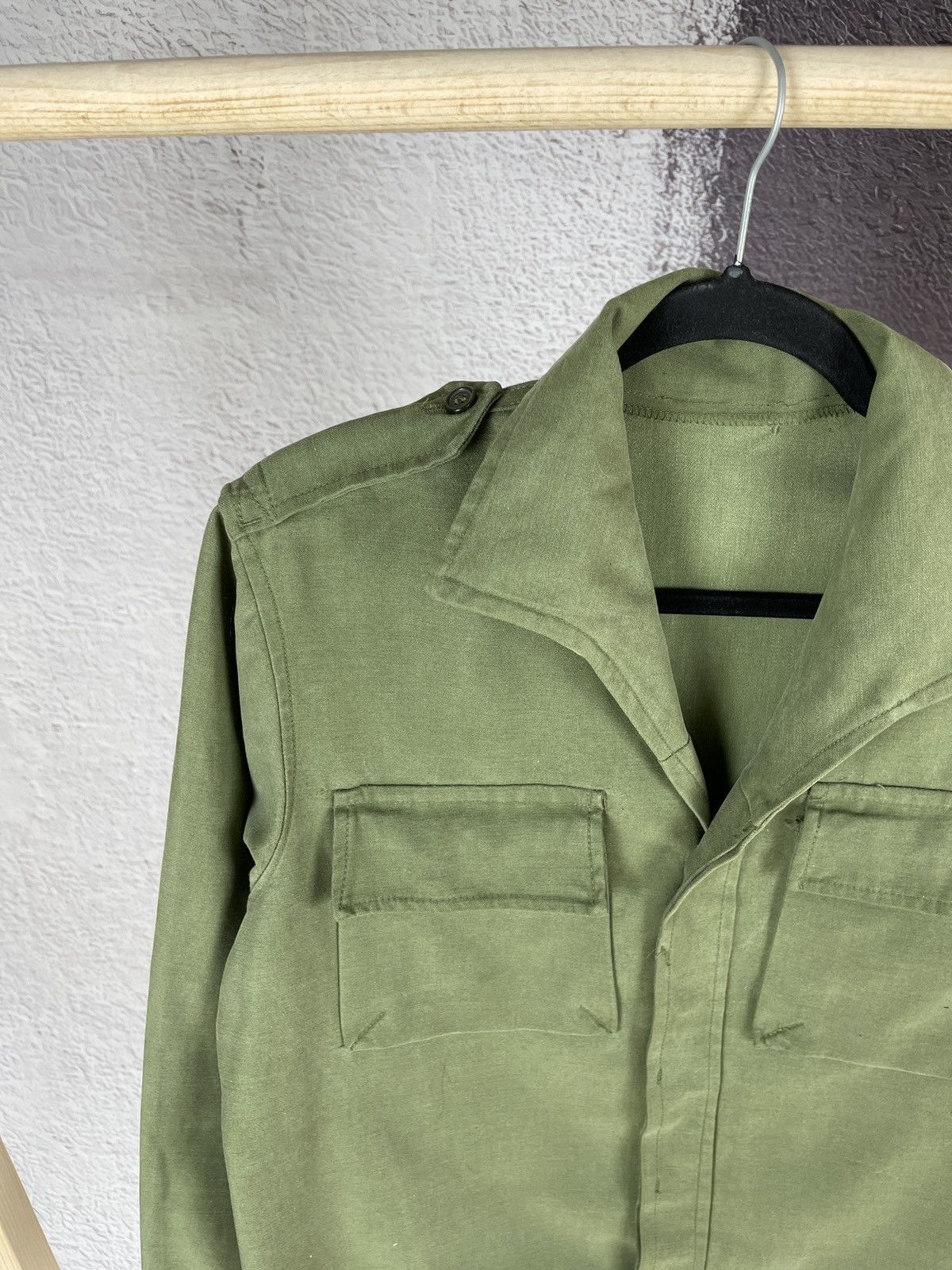 Vintage European army Vintage Real 80s-90s Military Shirt Jacket Size US M / EU 48-50 / 2 - 2 Thumbnail