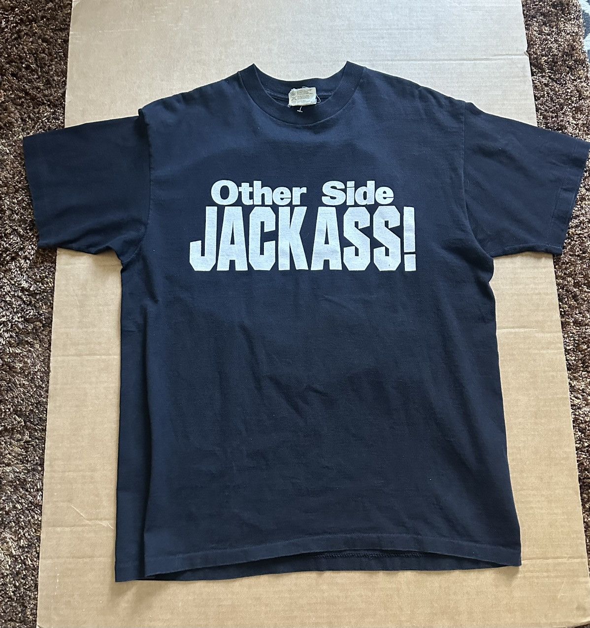 Vintage × WWF 1997 Sone Cold “Other Side Jackass” shirt Size US XL / EU 56 / 4 - 1 Thumbnail