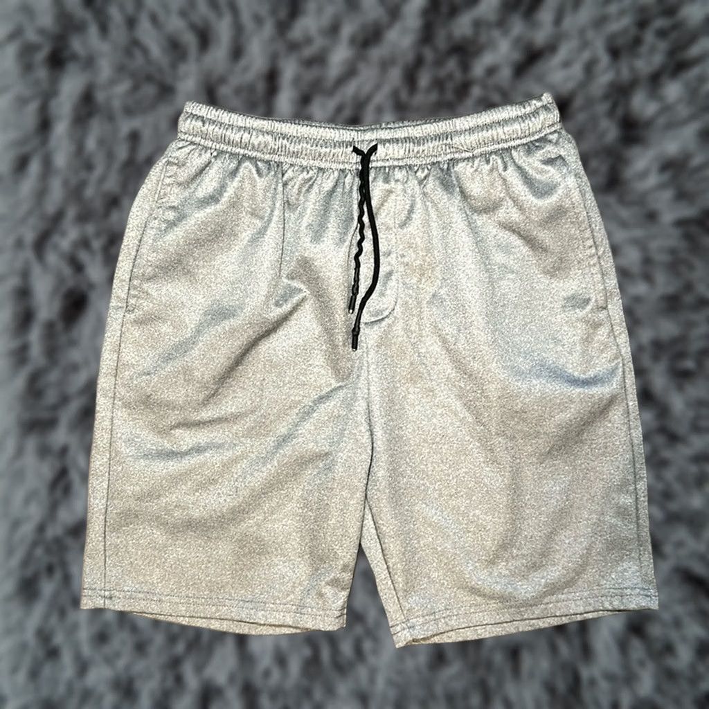Vintage Public Record Fleece Shorts Mens Medium Gray Polyester Sweat 7 Inseam 28 19.5” 10.5” Rise 12.5” MS5503 Size US 31 - 1 Thumbnail