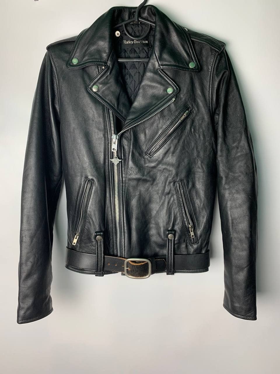 Harley Davidson Vintage streetwear Y2K Harley-Davidson leather biker jacket Size S / US 4 / IT 40 - 1 Thumbnail