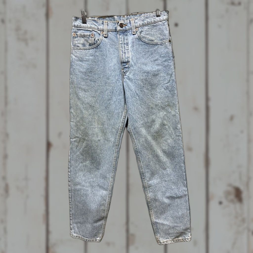 Levi's VINTAGE Levi's Jeans 550 Mens 30x30 Blue Light Relaxed Fit Denim USA Made Size US 30 / EU 46 - 1 Thumbnail