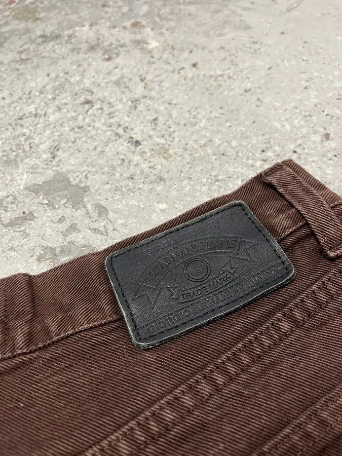 Giorgio Armani 1990s Giorgio Armani Brown Archive Pants Size US 32 / EU 48 - 12 Thumbnail