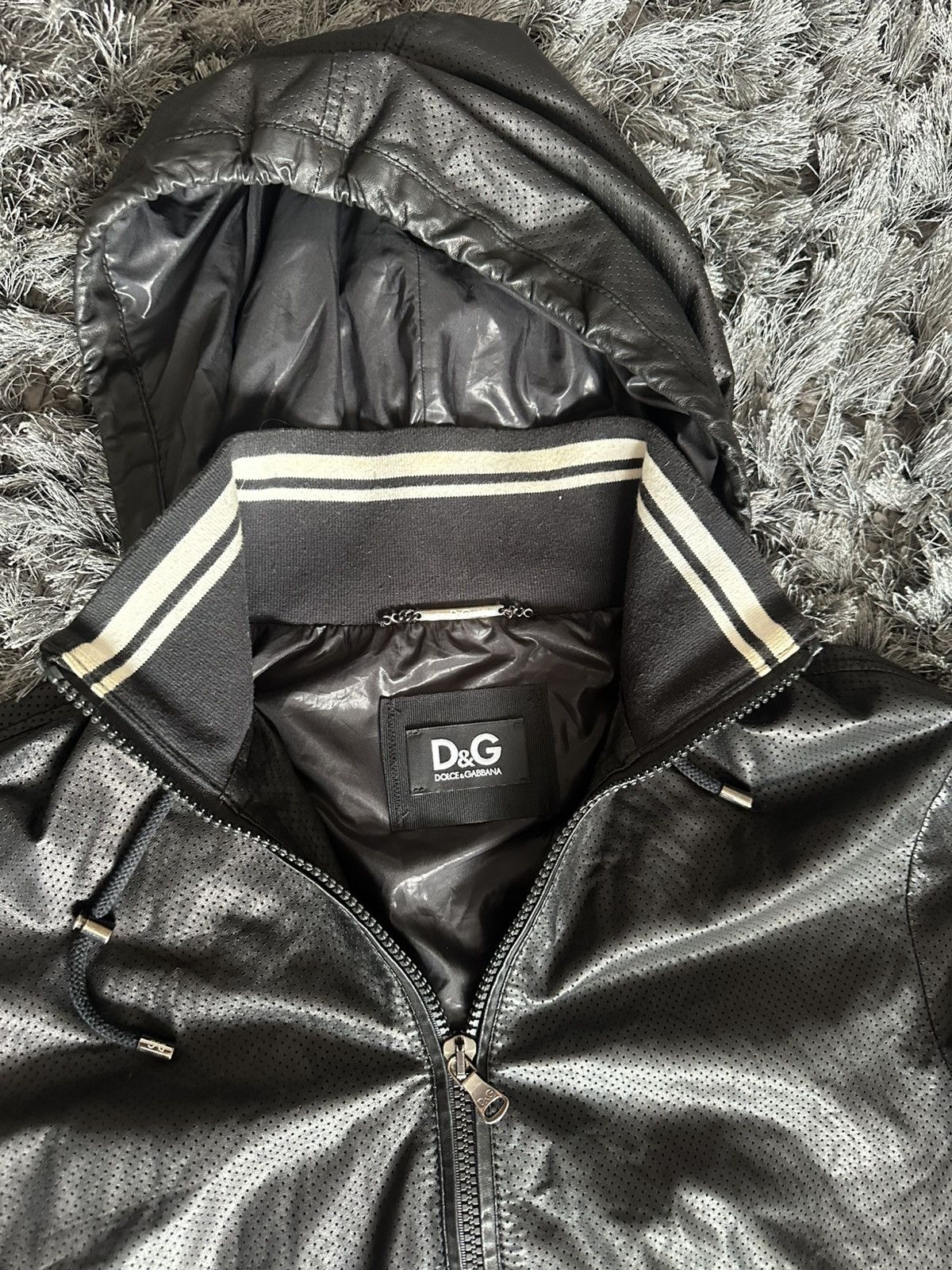 Dolce & Gabbana **RARE** Dolce & Gabbana Black and White Striped Jacket Size US S / EU 44-46 / 1 - 2 Thumbnail