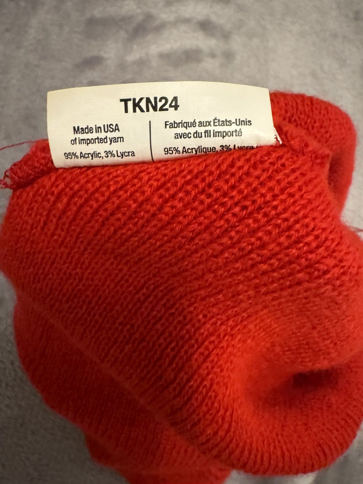 NBA NBA 75th Anniversary ESPN Red Knit Beanie Pom HatMade in USA Size ONE SIZE - 3 Thumbnail