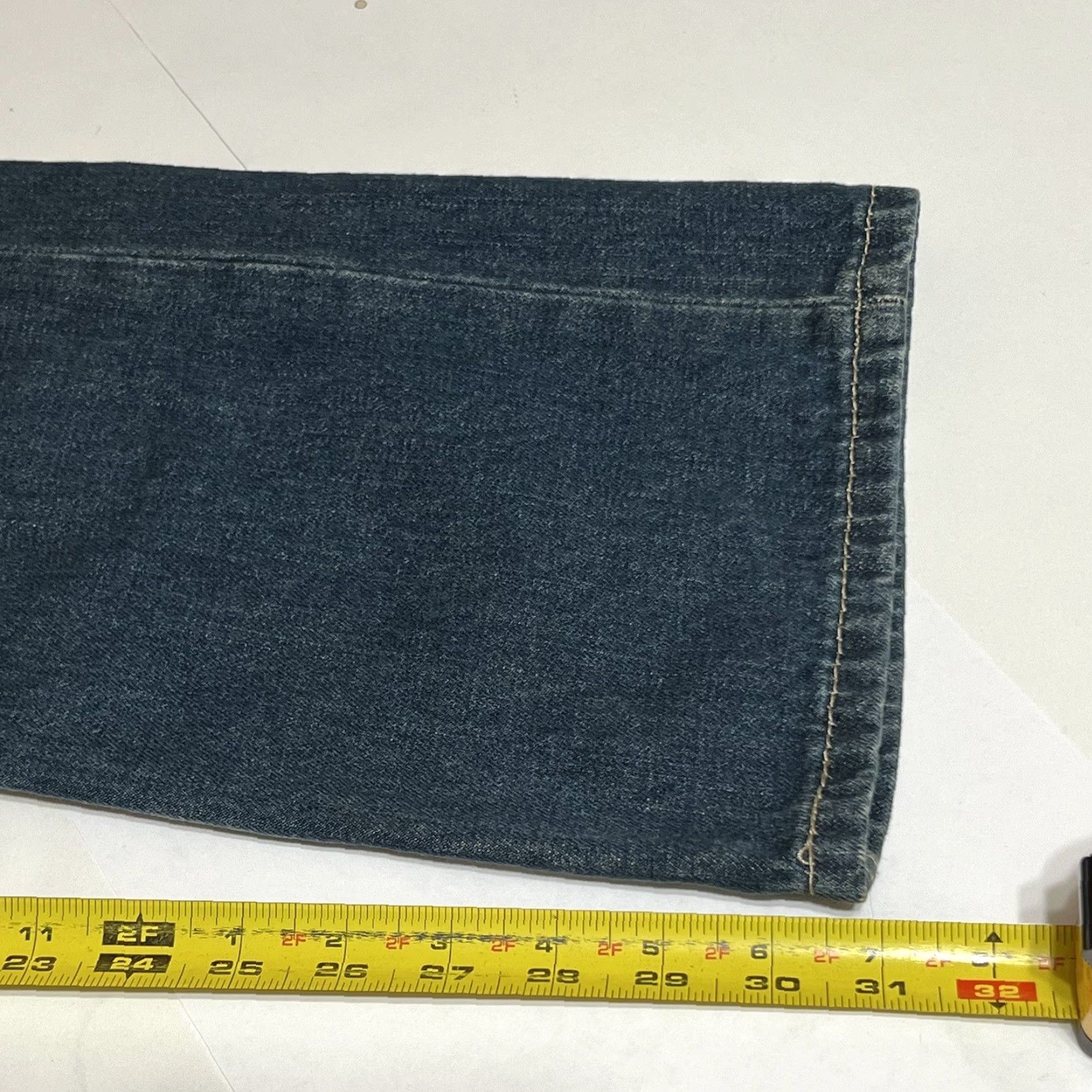 Levi's Levi's 527 Jeans Blue Boot Cut Denim Western 34x31 Regular Mens Belt Loops 5-Pocket Cotton Denim Medium Wash Vintage No 527 Model Cowboy Theme Western Size US 34 / EU 50 - 5 Thumbnail