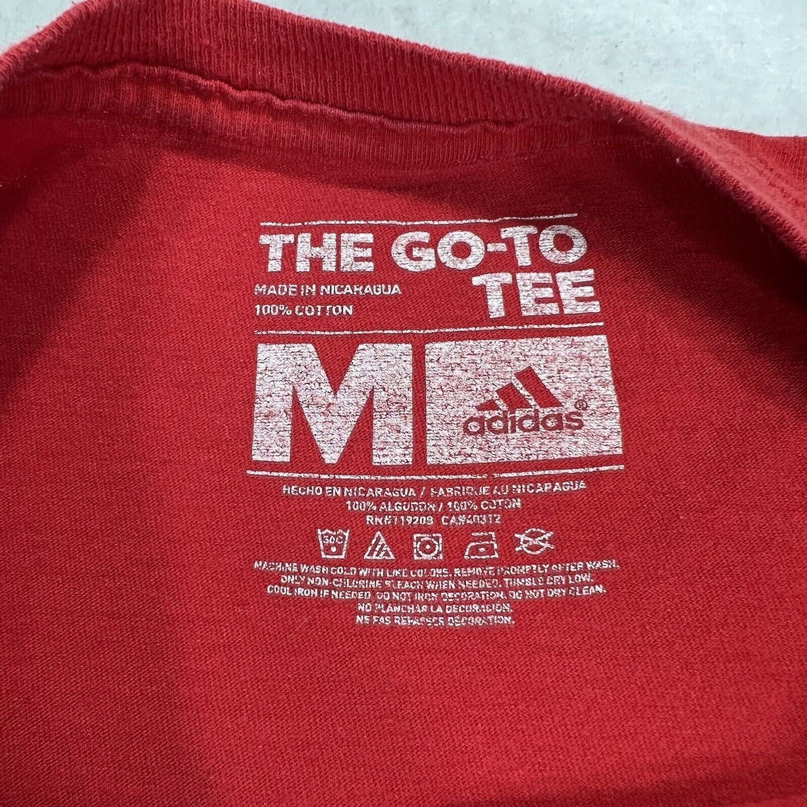 Adidas Adidas Washington Wizards Short Sleeve Graphic T Shirt NBA Size US M / EU 48-50 / 2 - 3 Thumbnail